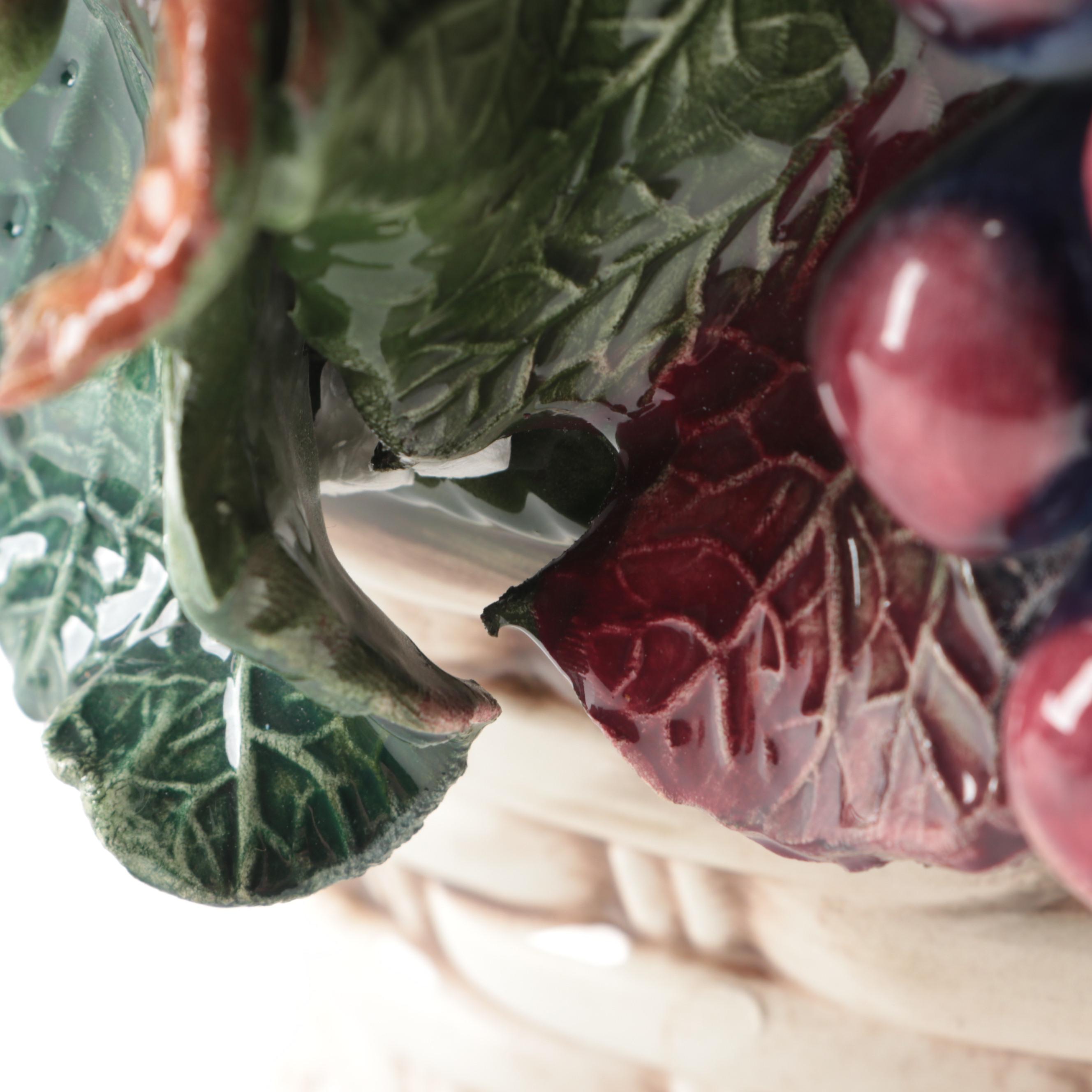 Intrada Italian Ceramic Fruit Bowl