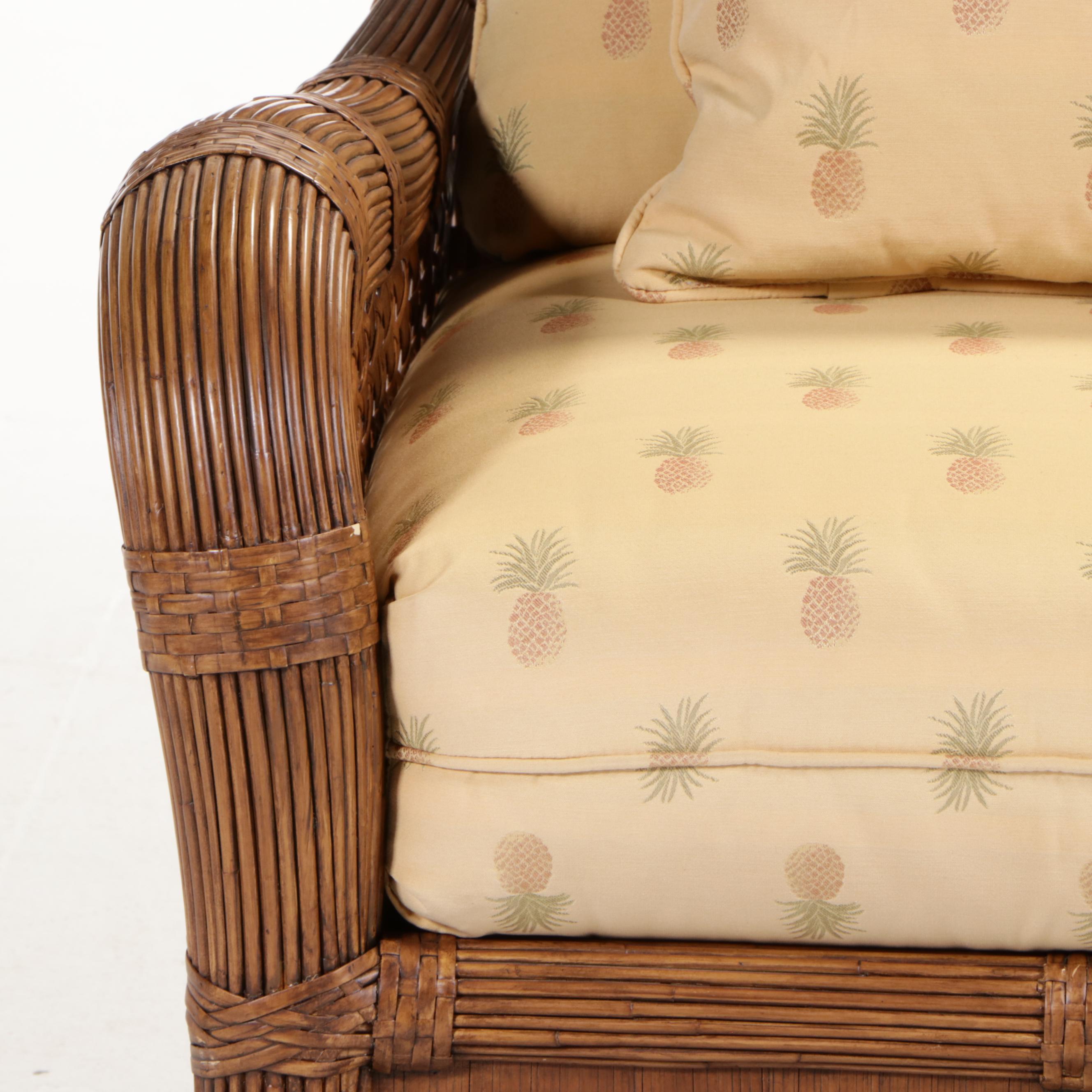 Three Tradewinds Wicker Patio Lounge Chairs EBTH