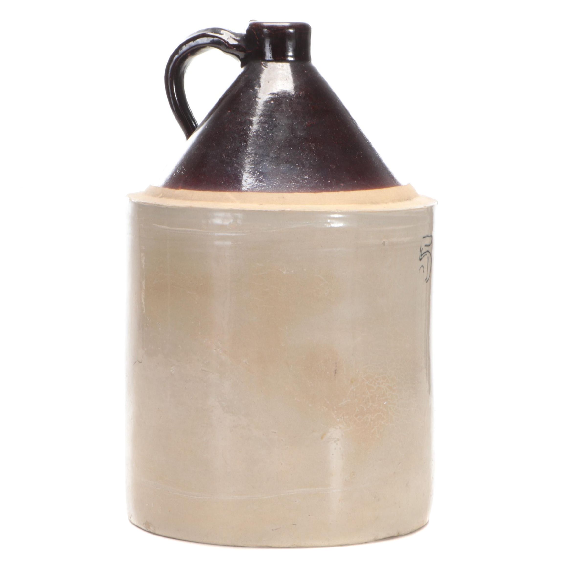 Stoneware Five Gallon Jug, Late 19th/ Early 20th Century