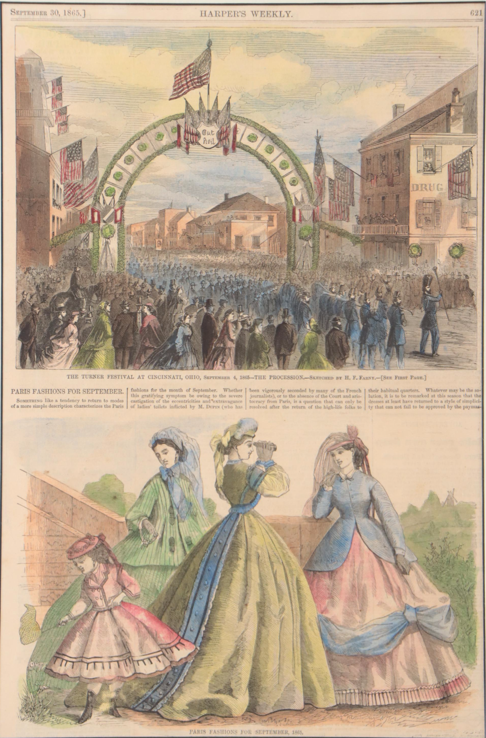 Cincinnati Stories and Wood Engravings from Frank Leslie, Harper's Weekly, More