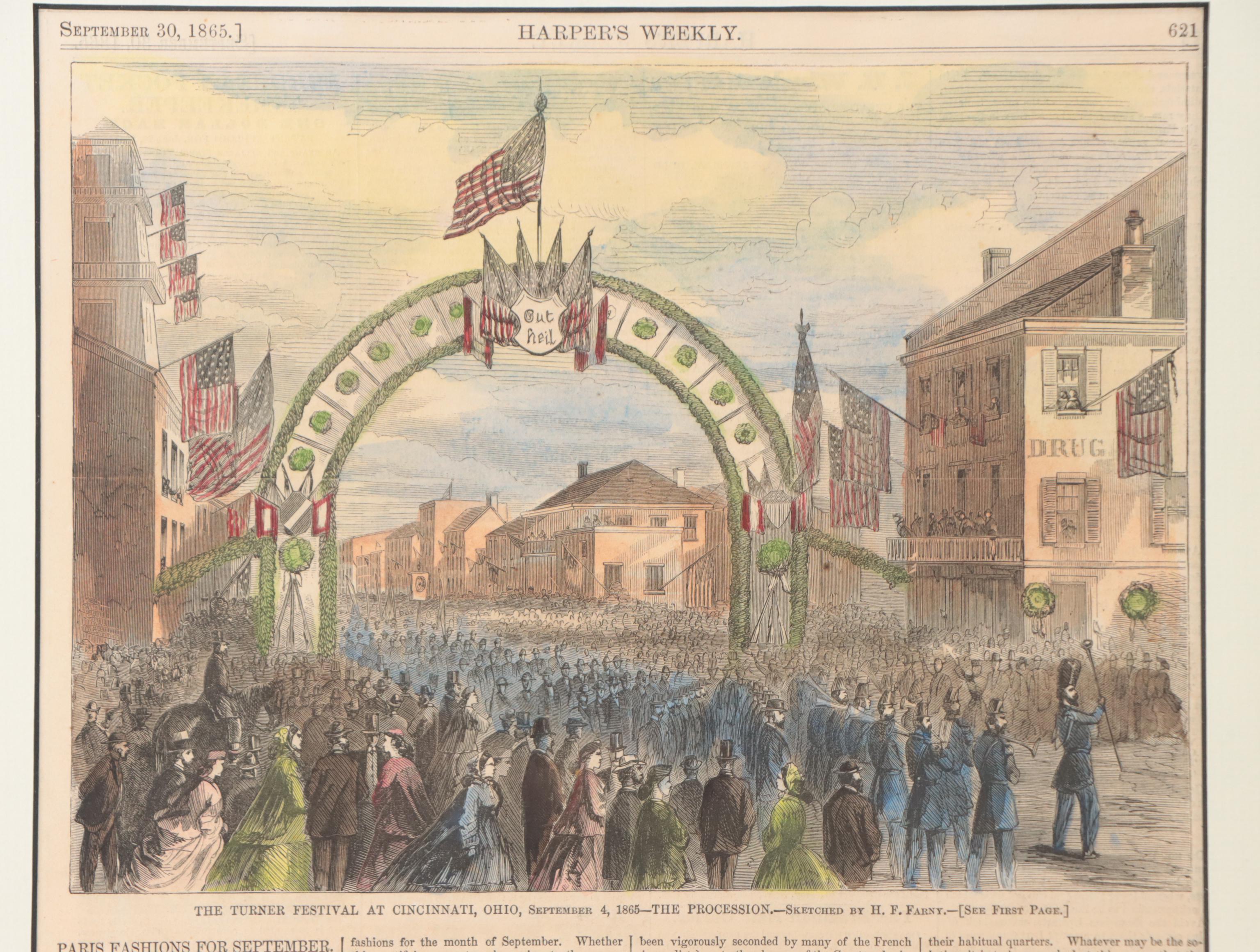 Cincinnati Stories and Wood Engravings from Frank Leslie, Harper's Weekly, More