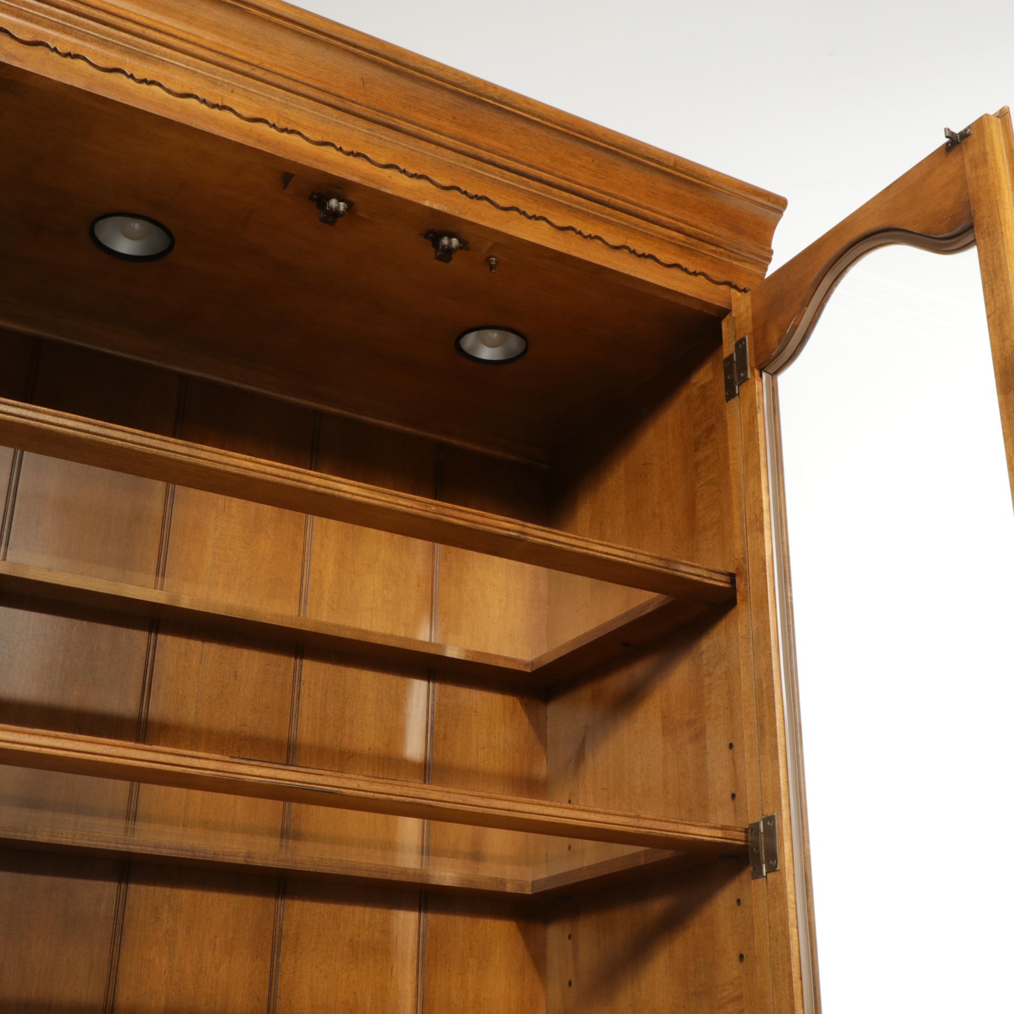 Ethan Allen Wall Unit with Media Cabinet, Late 20th Century