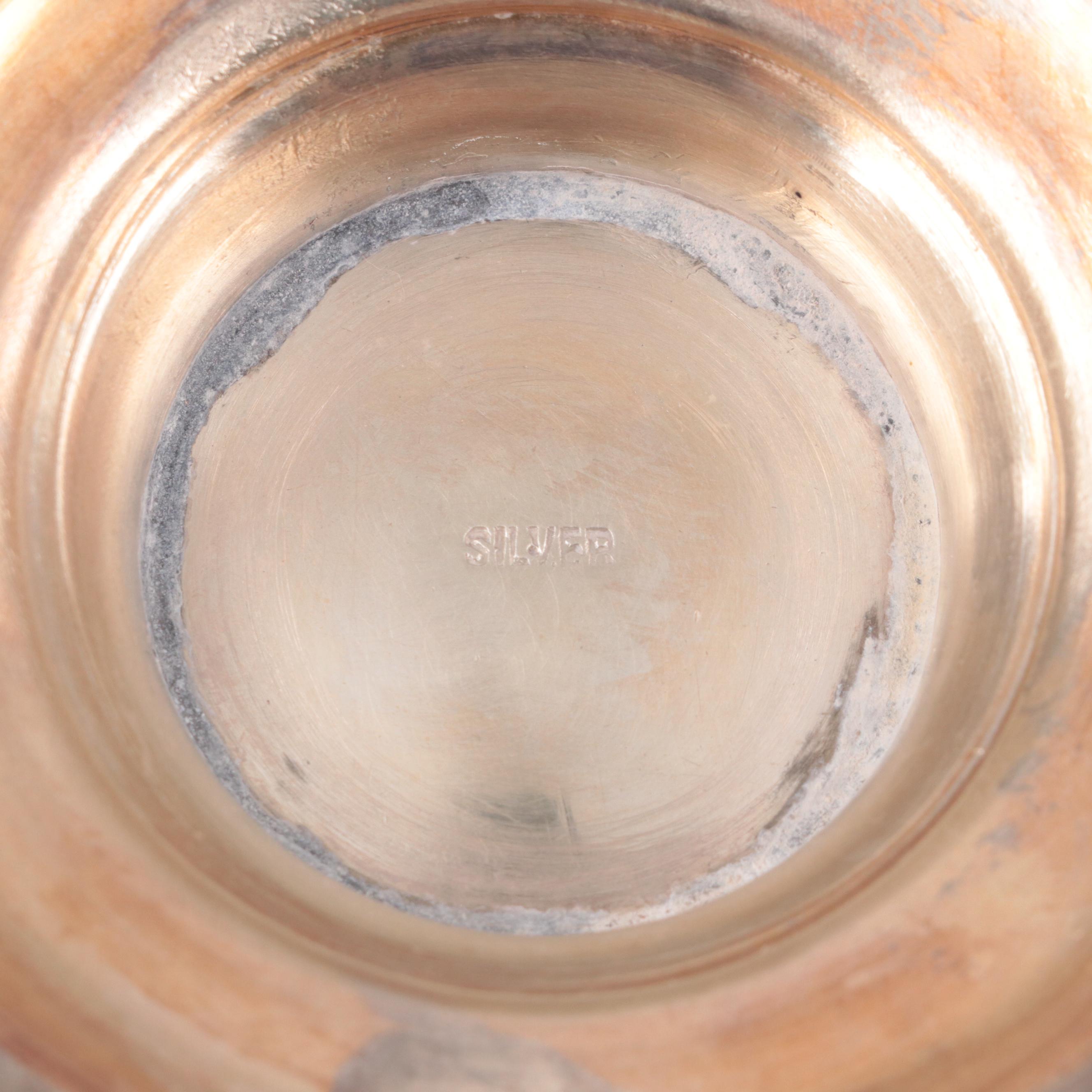 Silver Plate Shell Shaped and Other Bowls and Utensils