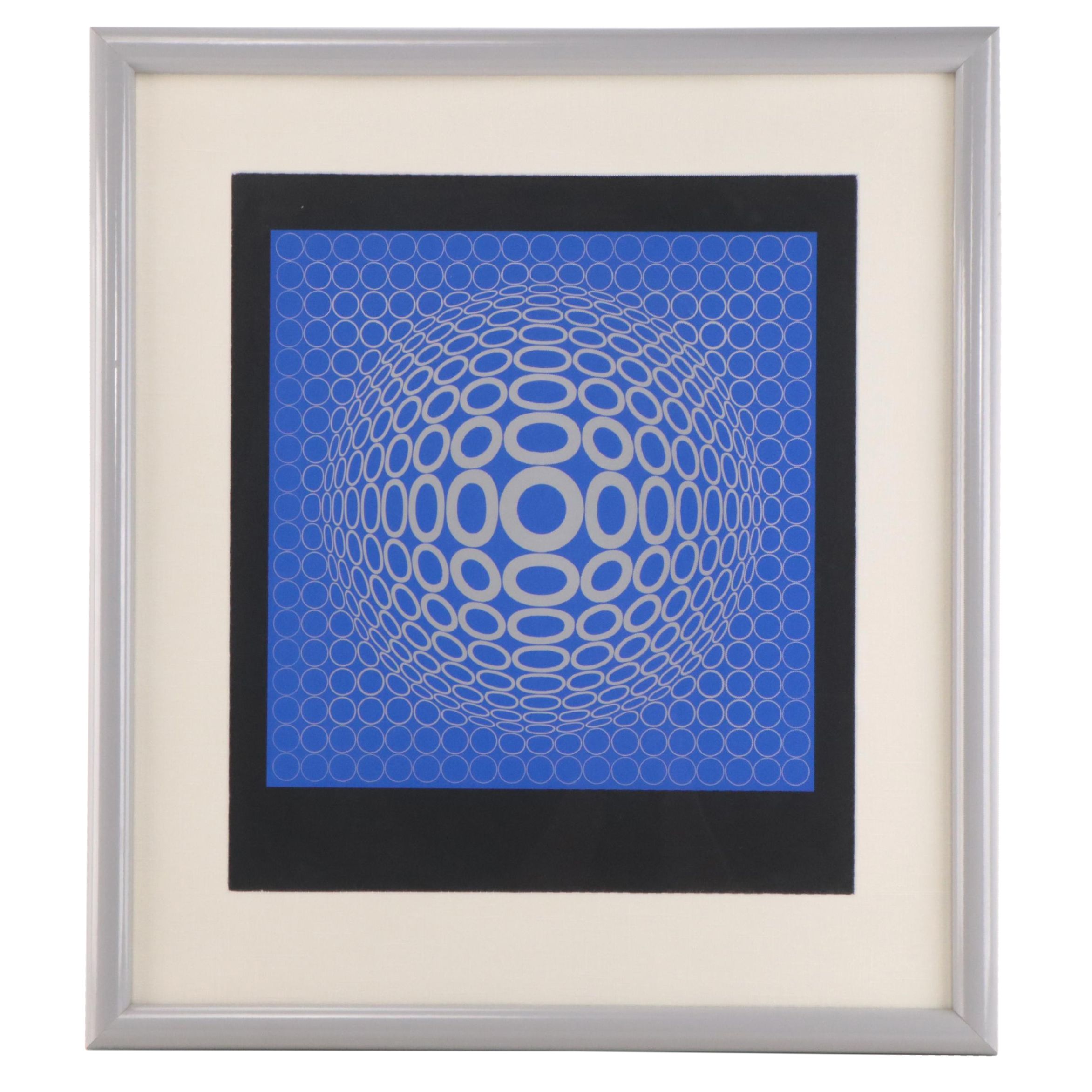 Victor Vasarely Op Art Serigraph "Tuz," Circa 1976
