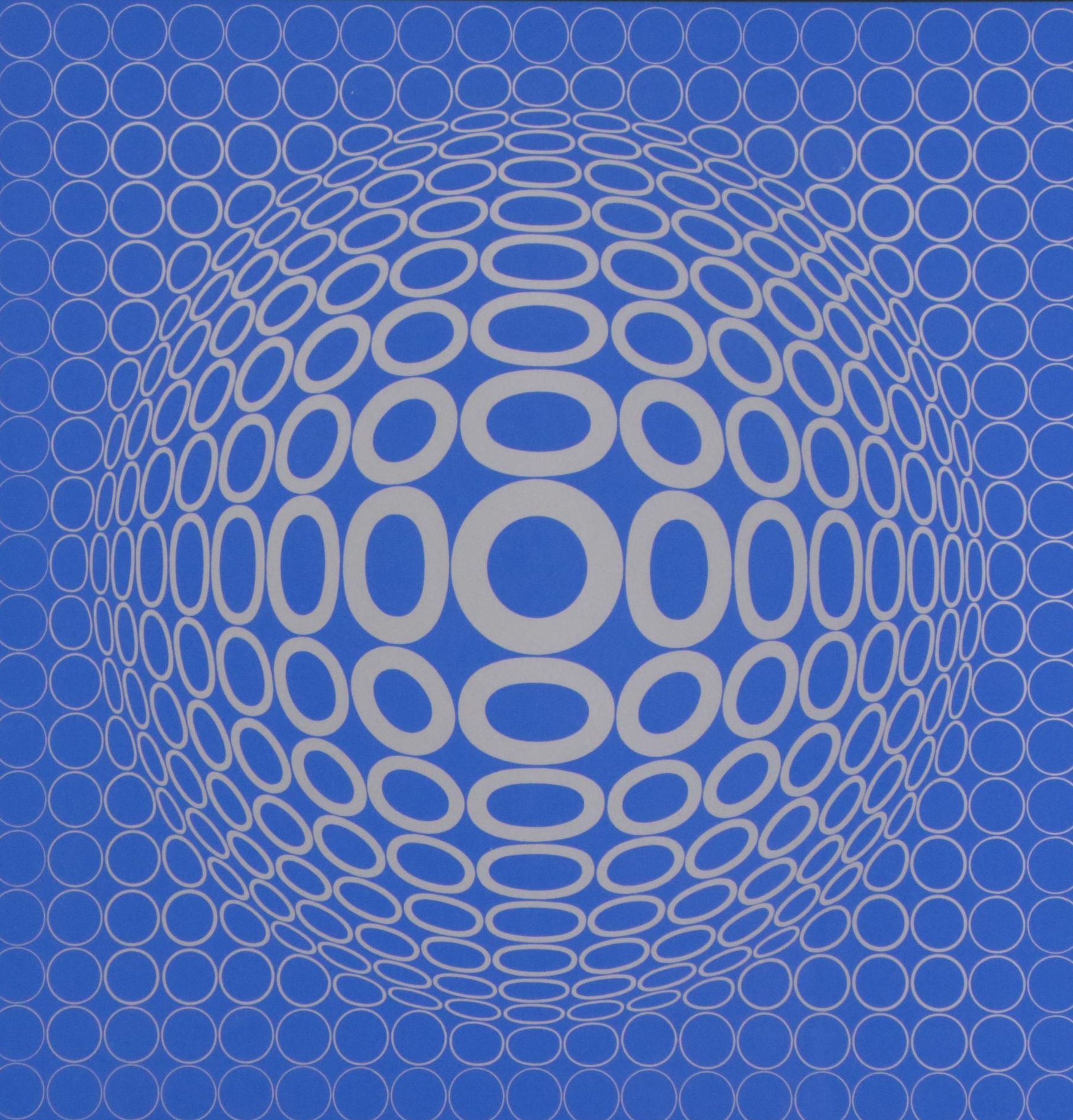 Victor Vasarely Op Art Serigraph "Tuz," Circa 1976
