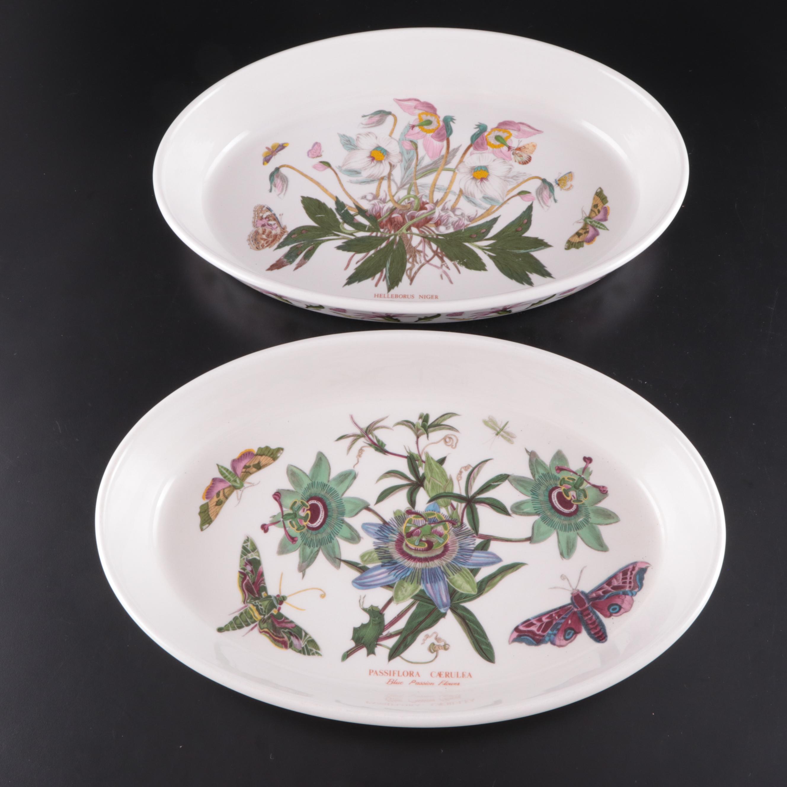 Portmeirion "The Botanical Garden" Dishes with Pillivuyt Casserole Dish