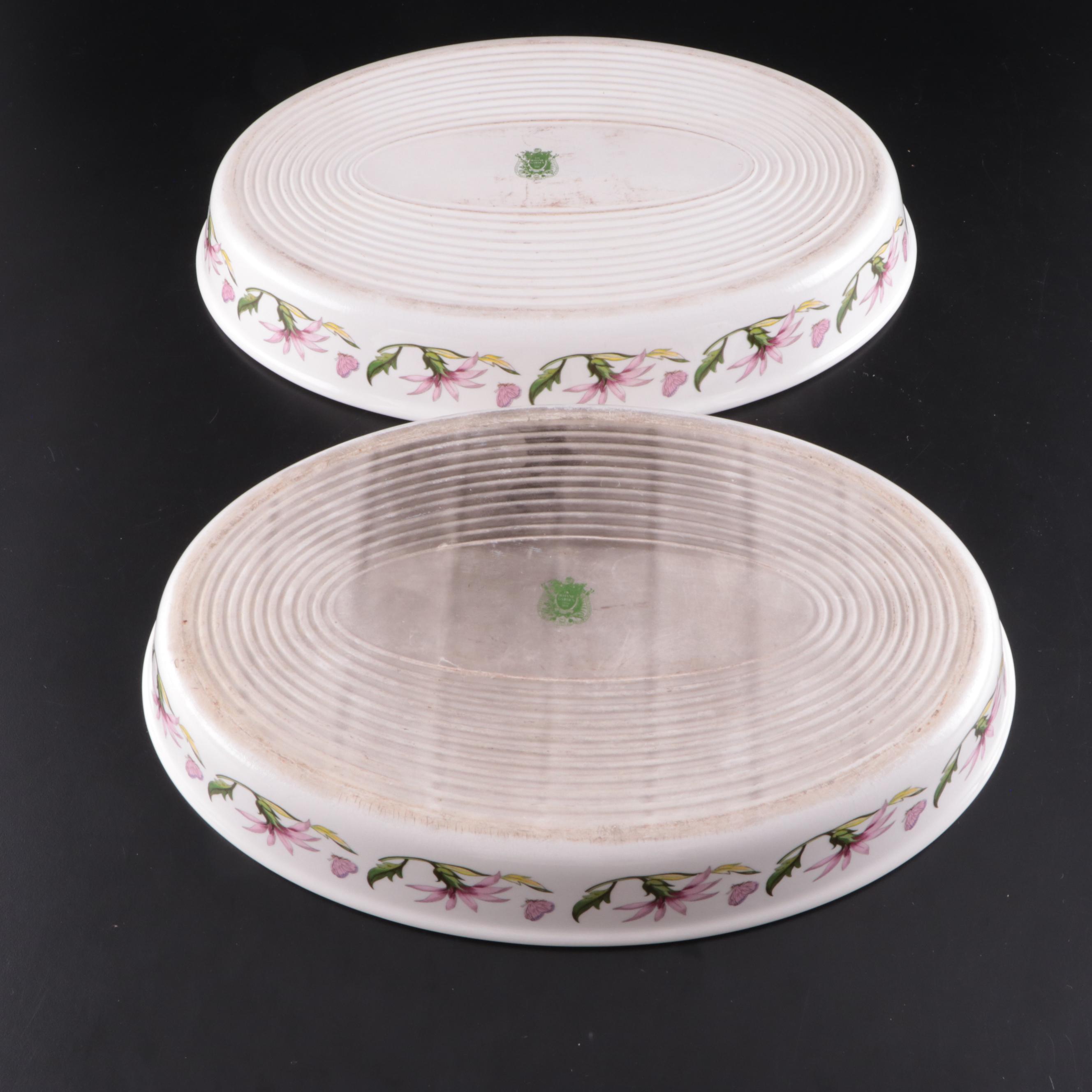 Portmeirion "The Botanical Garden" Dishes with Pillivuyt Casserole Dish