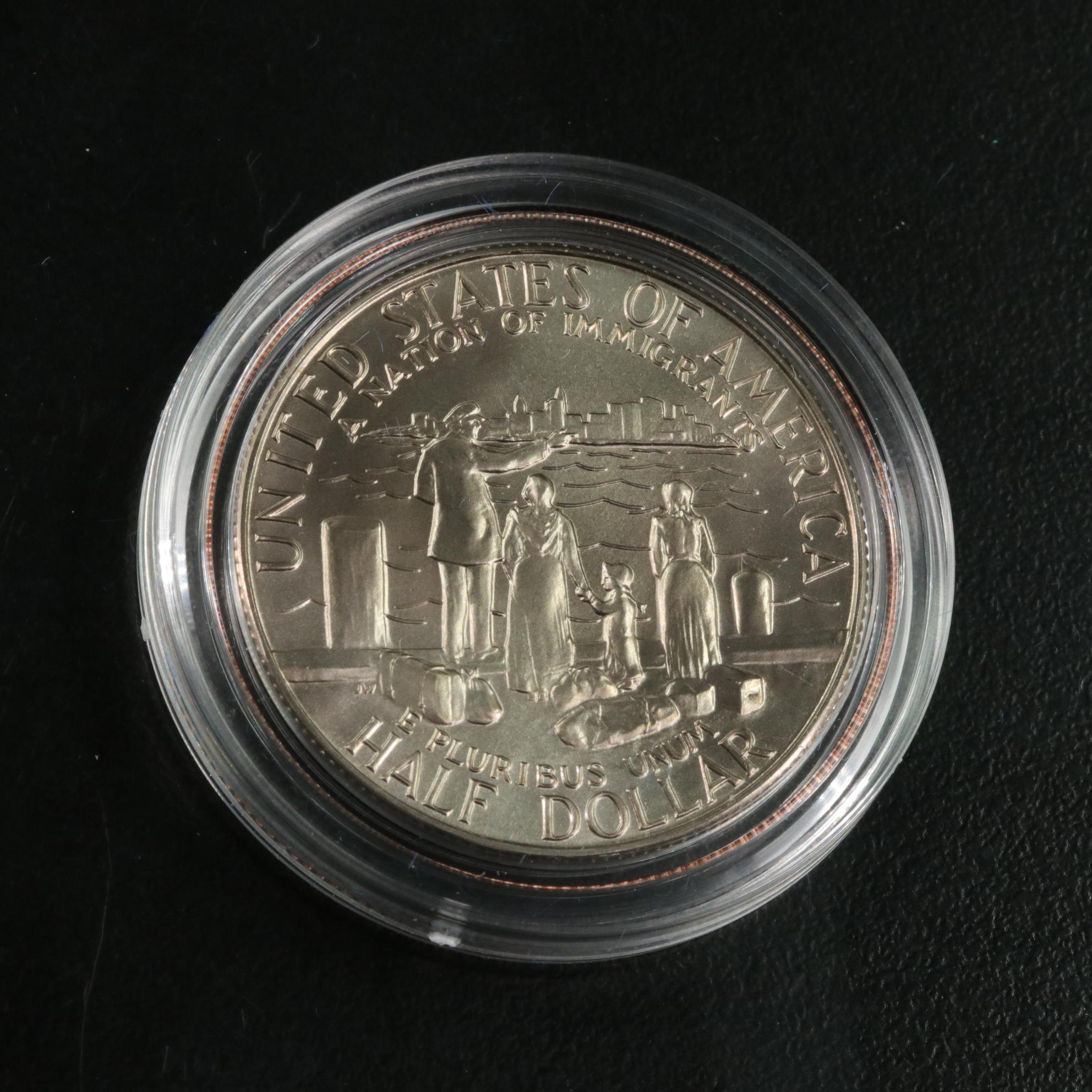 1986 Statue of Liberty Gold and Silver Commemorative Uncirculated Coin Set