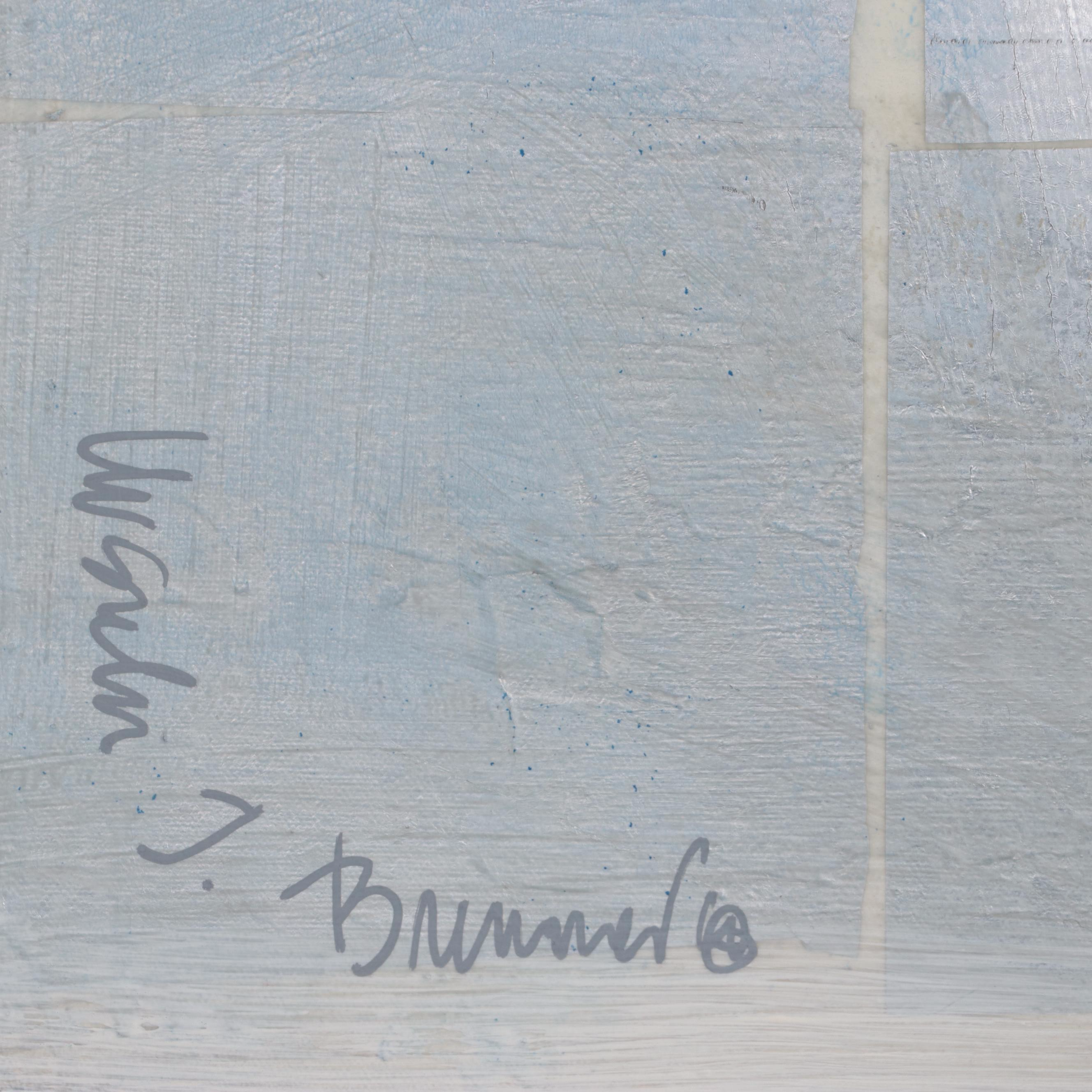 Ursula J. Brenner Abstract Mixed Media Painting, 21st Century