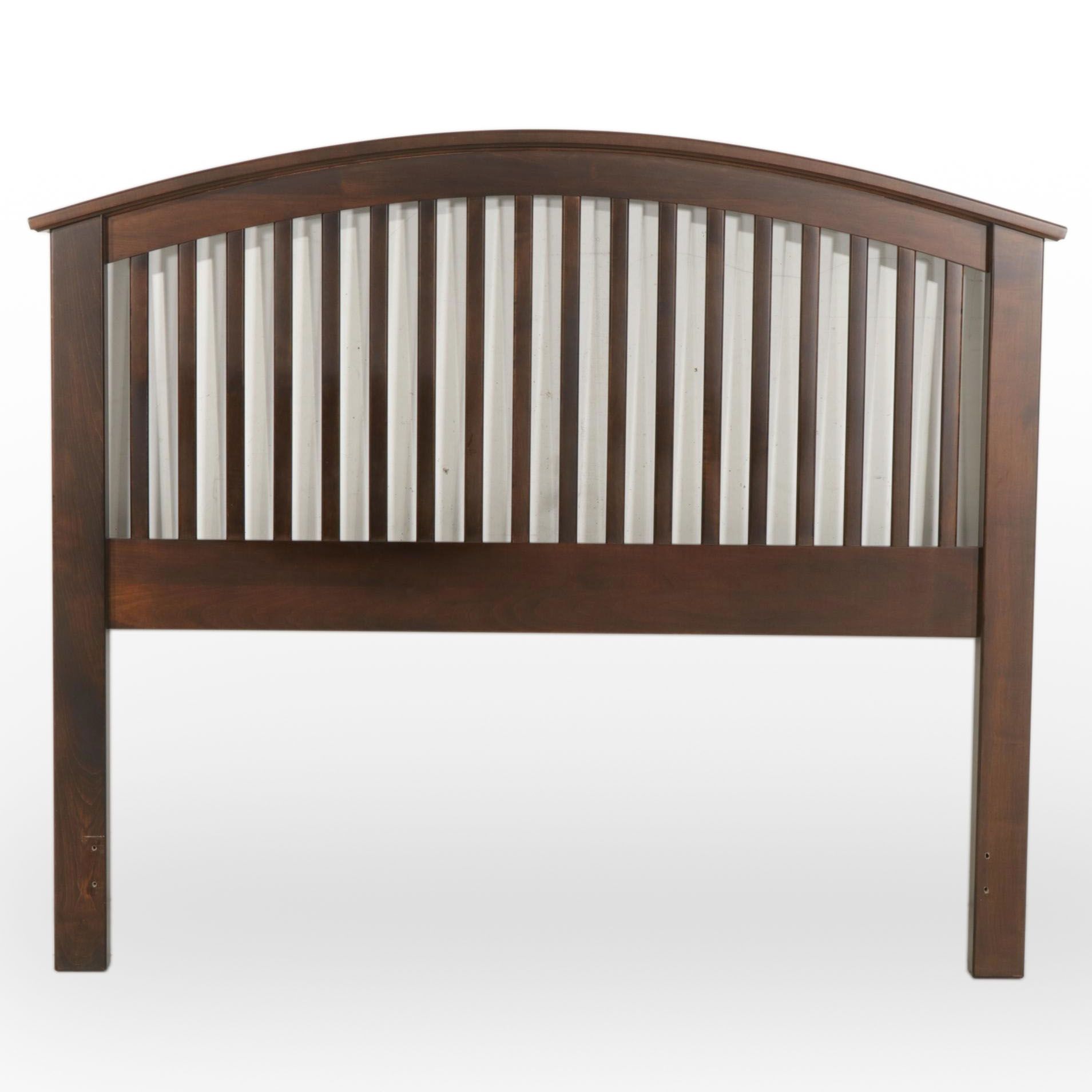 Millers Furniture Arts and Crafts Style Wooden Queen Headboard