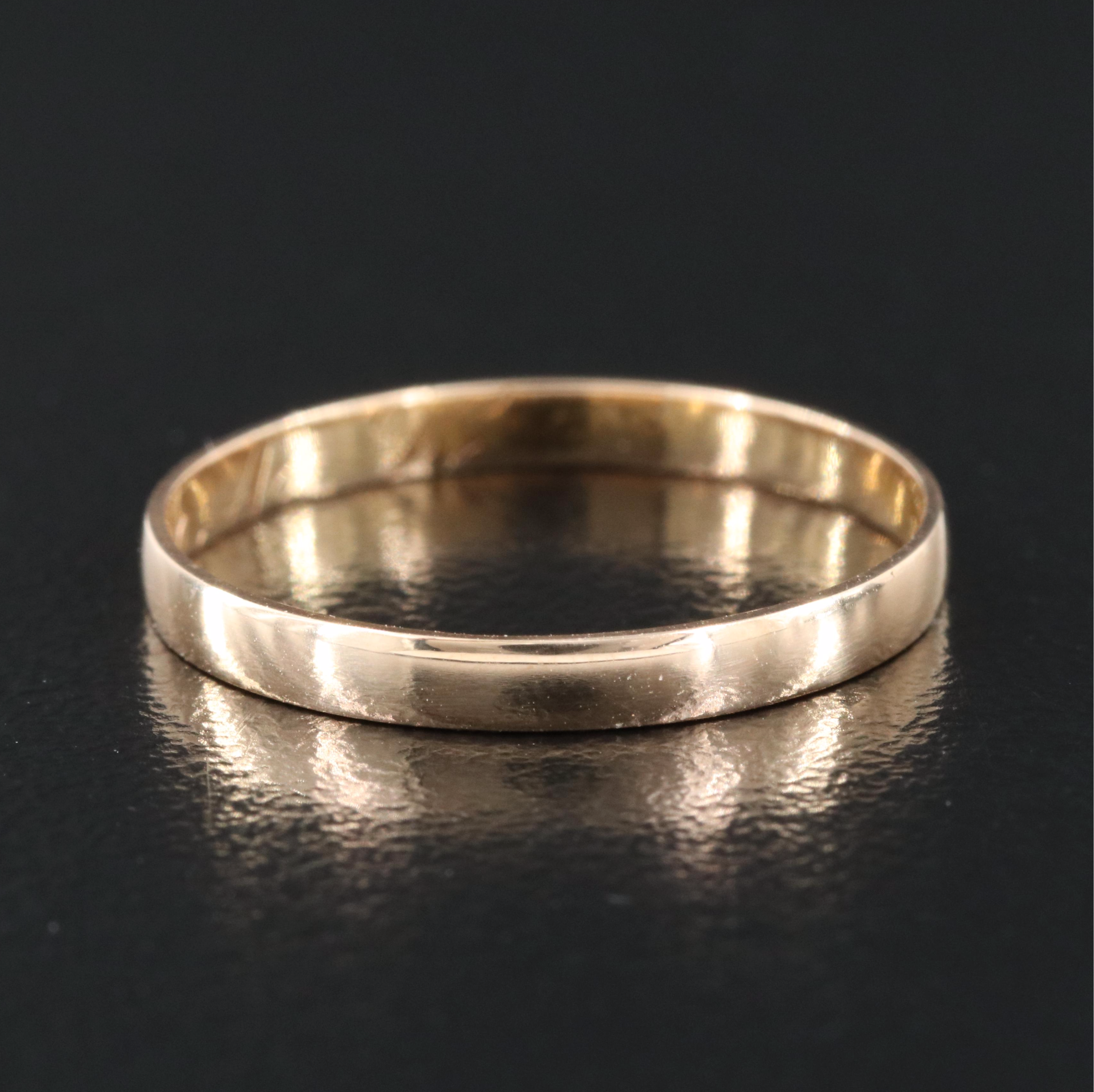 14K Gold Band