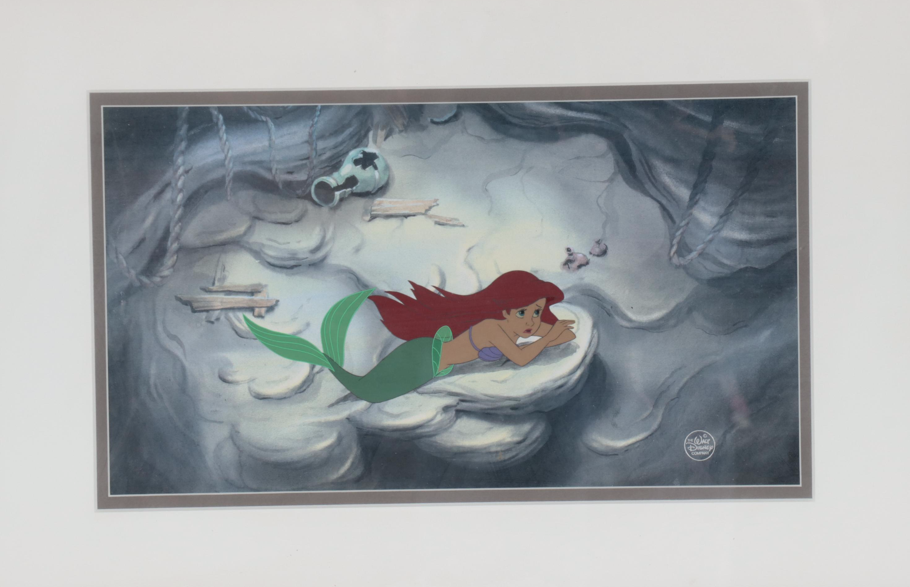 Disney "The Little Mermaid" Production Cel Series, 1989
