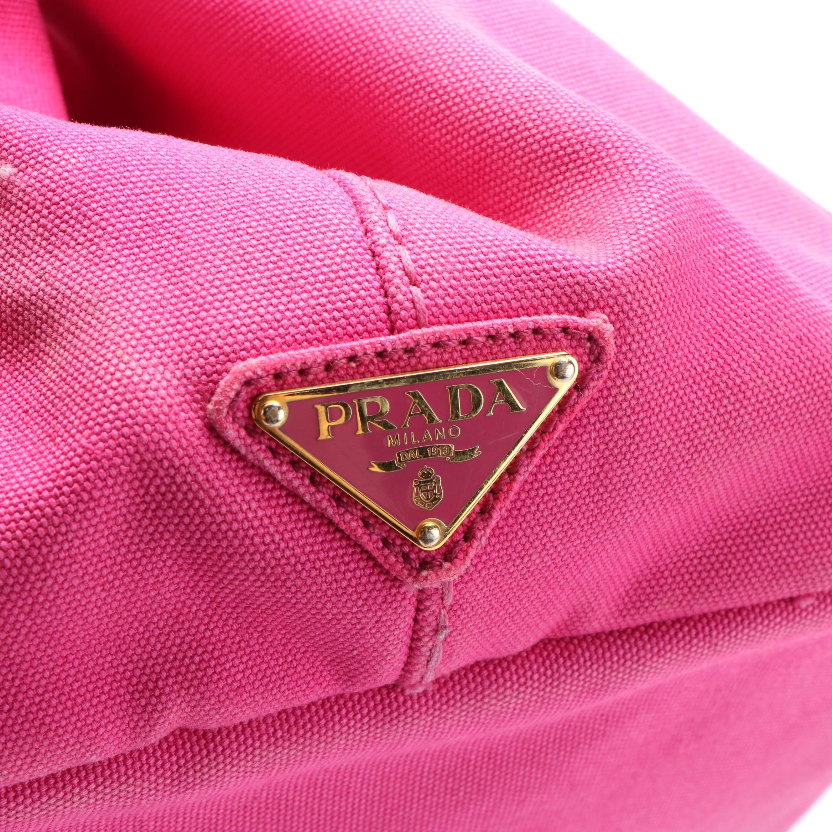 Prada Canapa Logo Tote