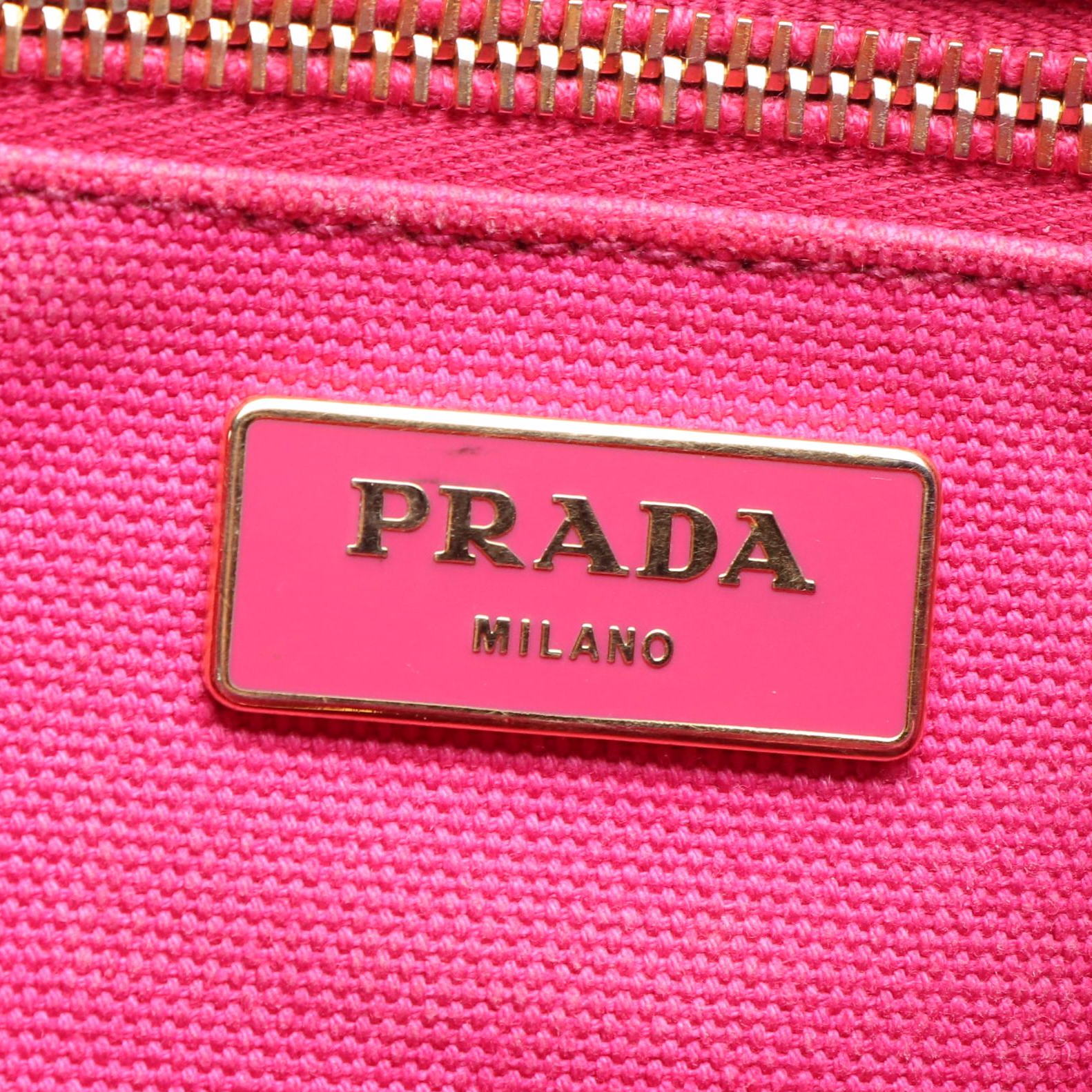 Prada Canapa Logo Tote