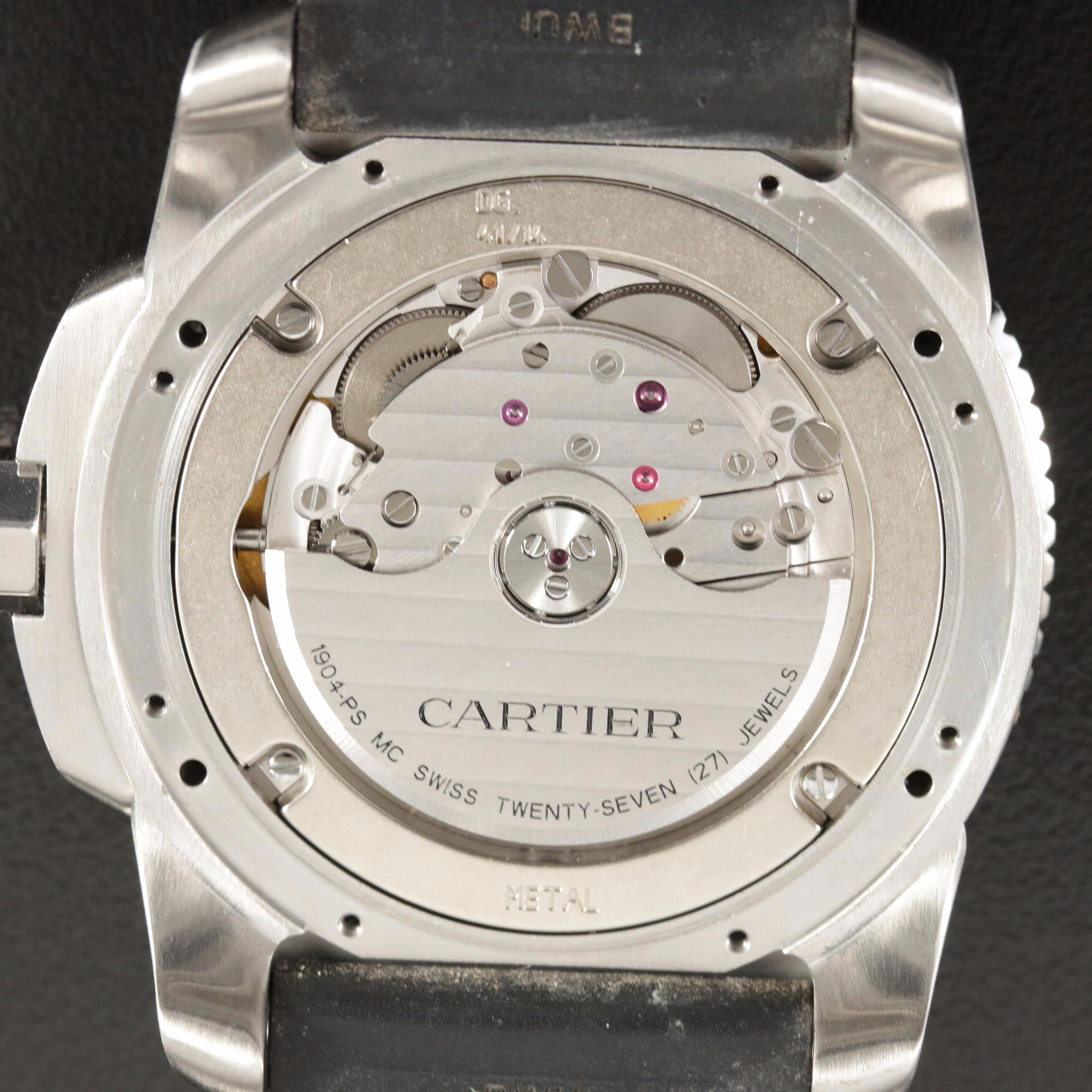 Cartier Calibre de Cartier Diver Steel 42mm Black Ceramic Automatic Watch