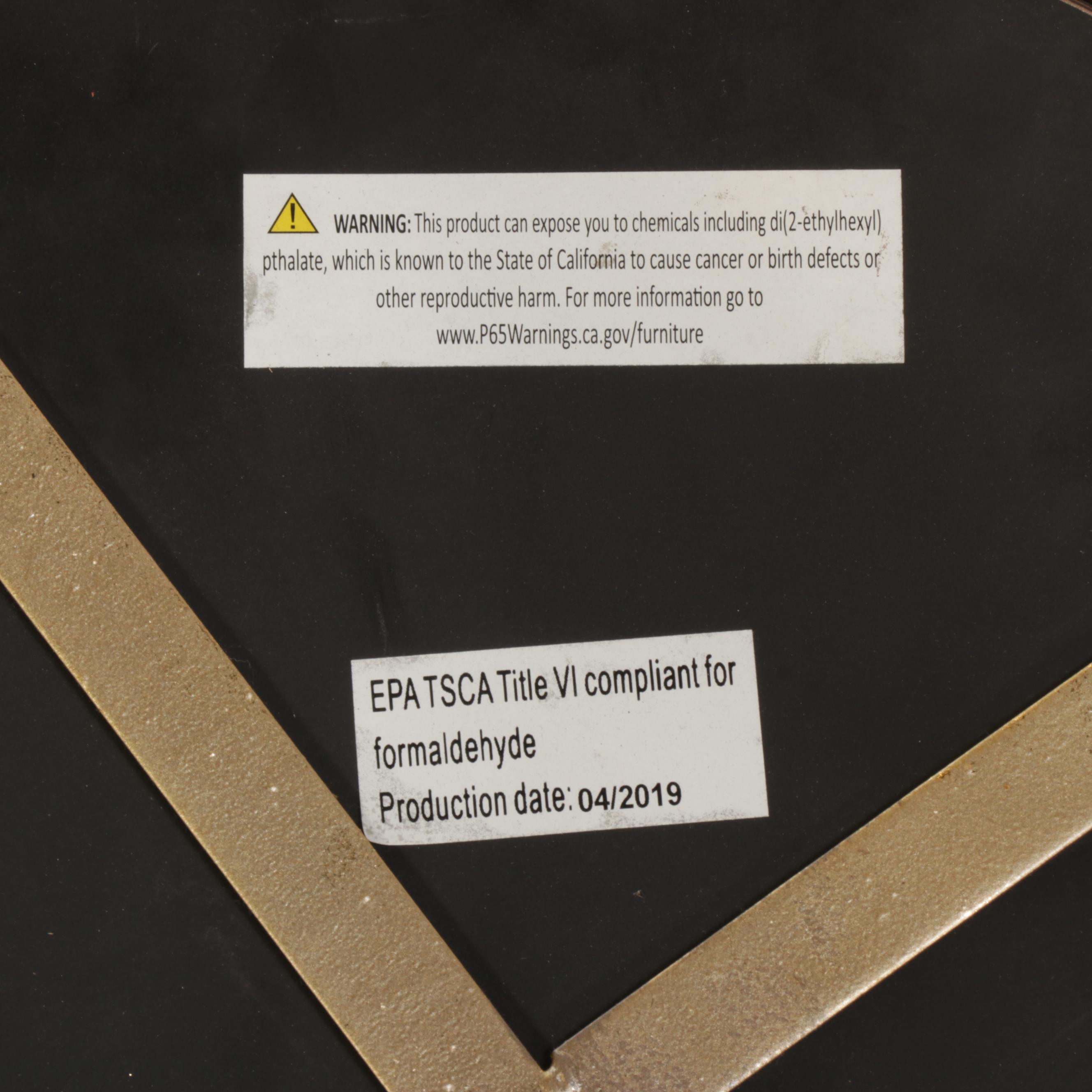 Two Gilt Metal and Mirrored Glass Side Tables, Incl. Three Hands Corp.