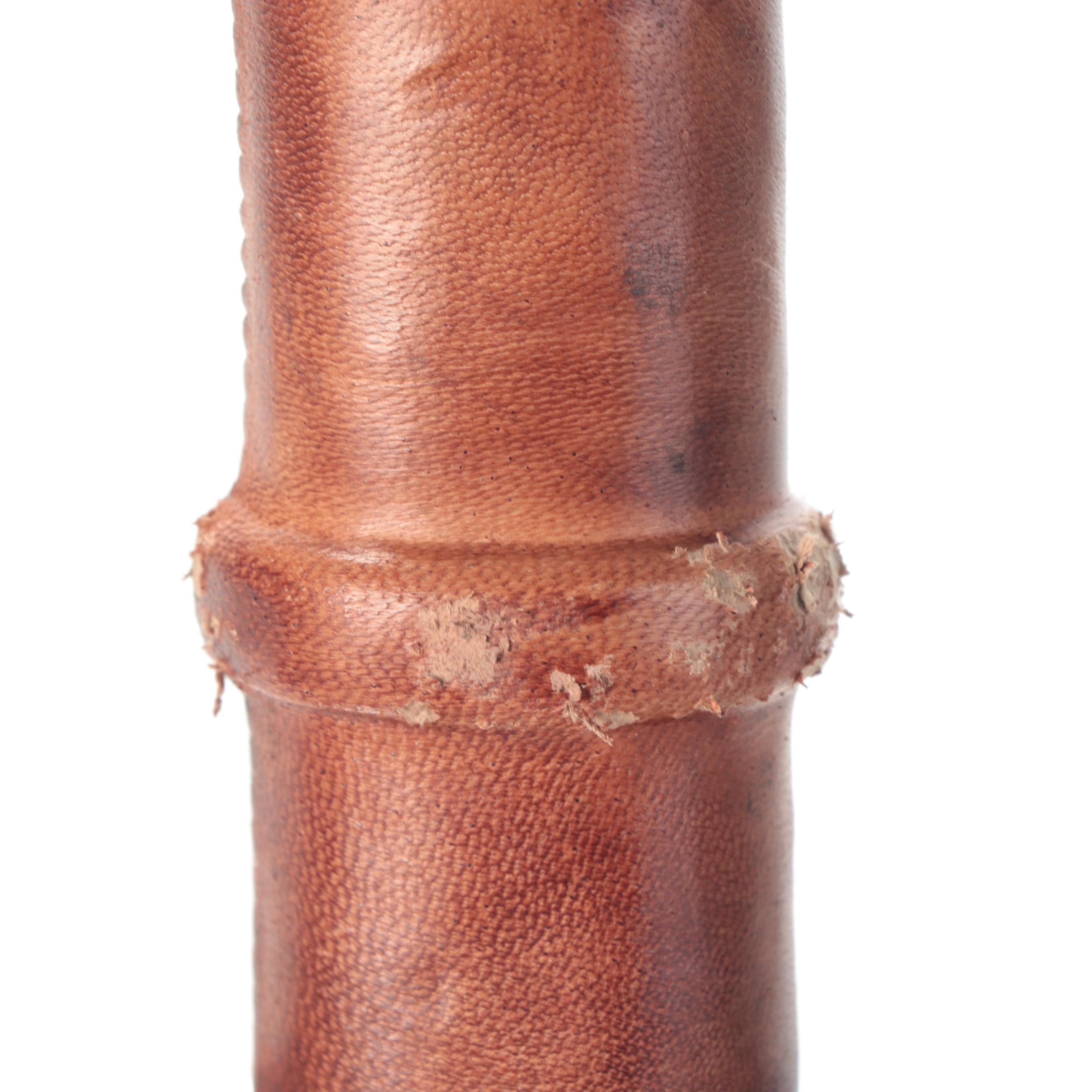 Steel and Leather Decorative Claymore with Leather Scabbard