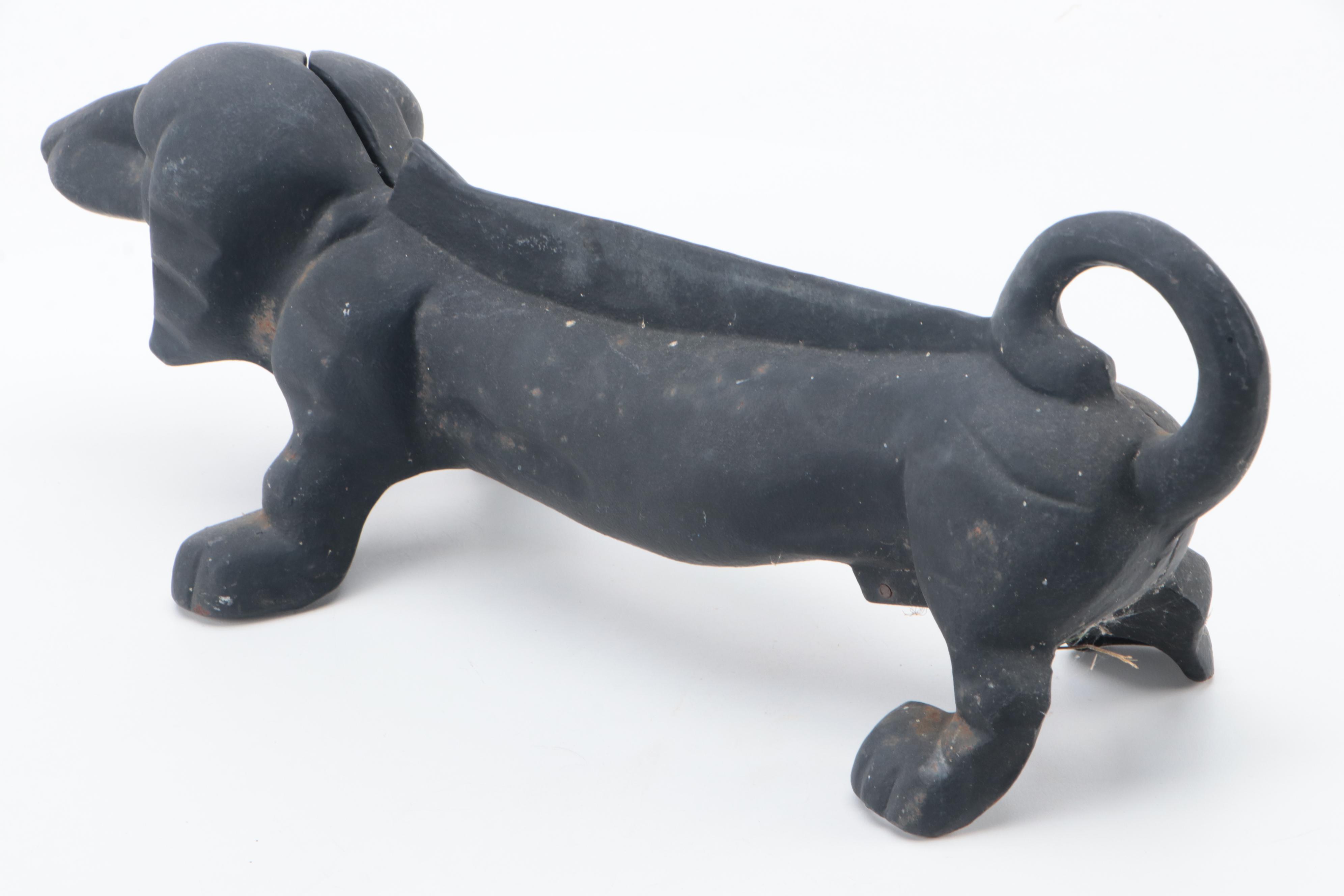 Dachshund Form Cast Iron Boot Scrapers