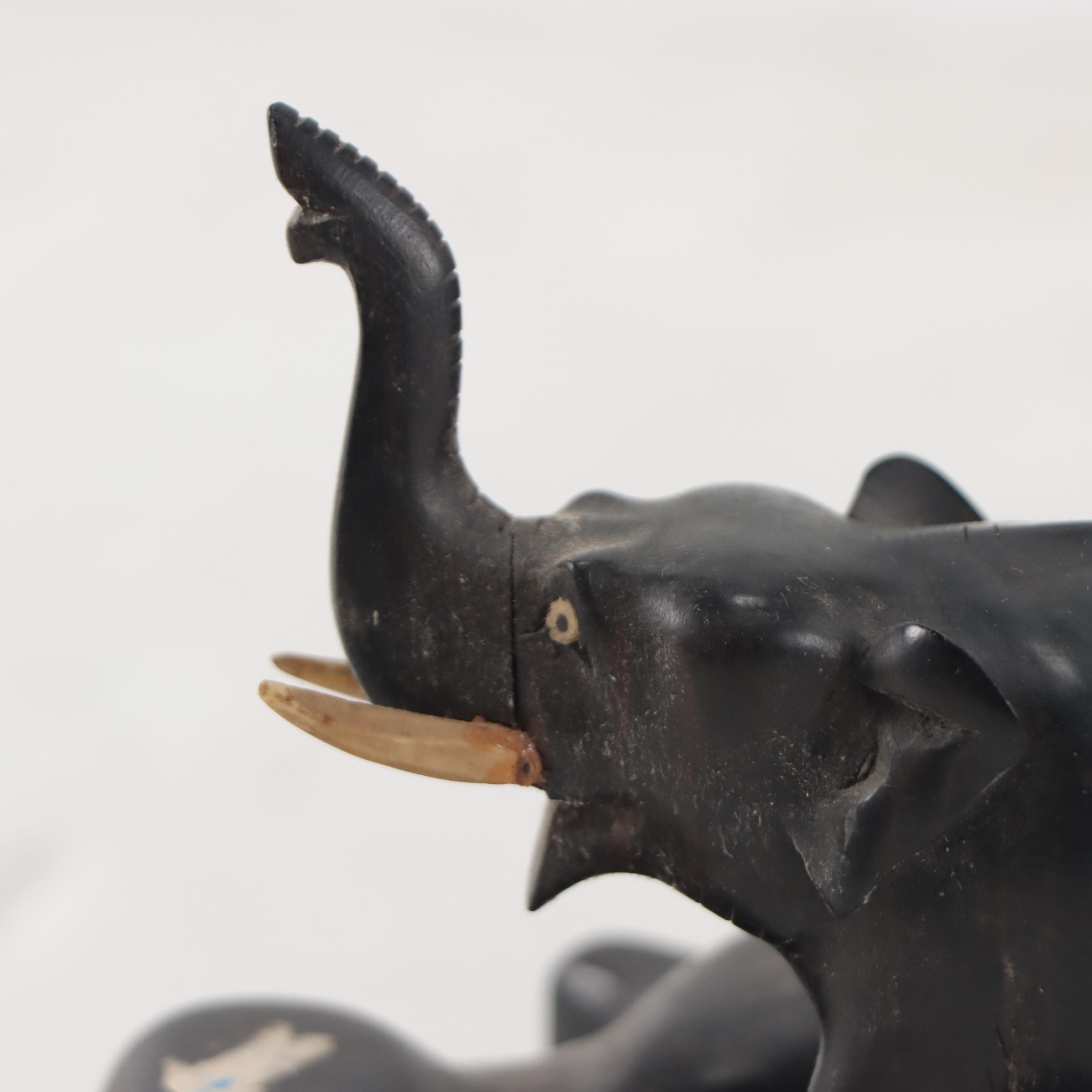 Sri Lankan Carved Ebony Sculpture With Animal Motif