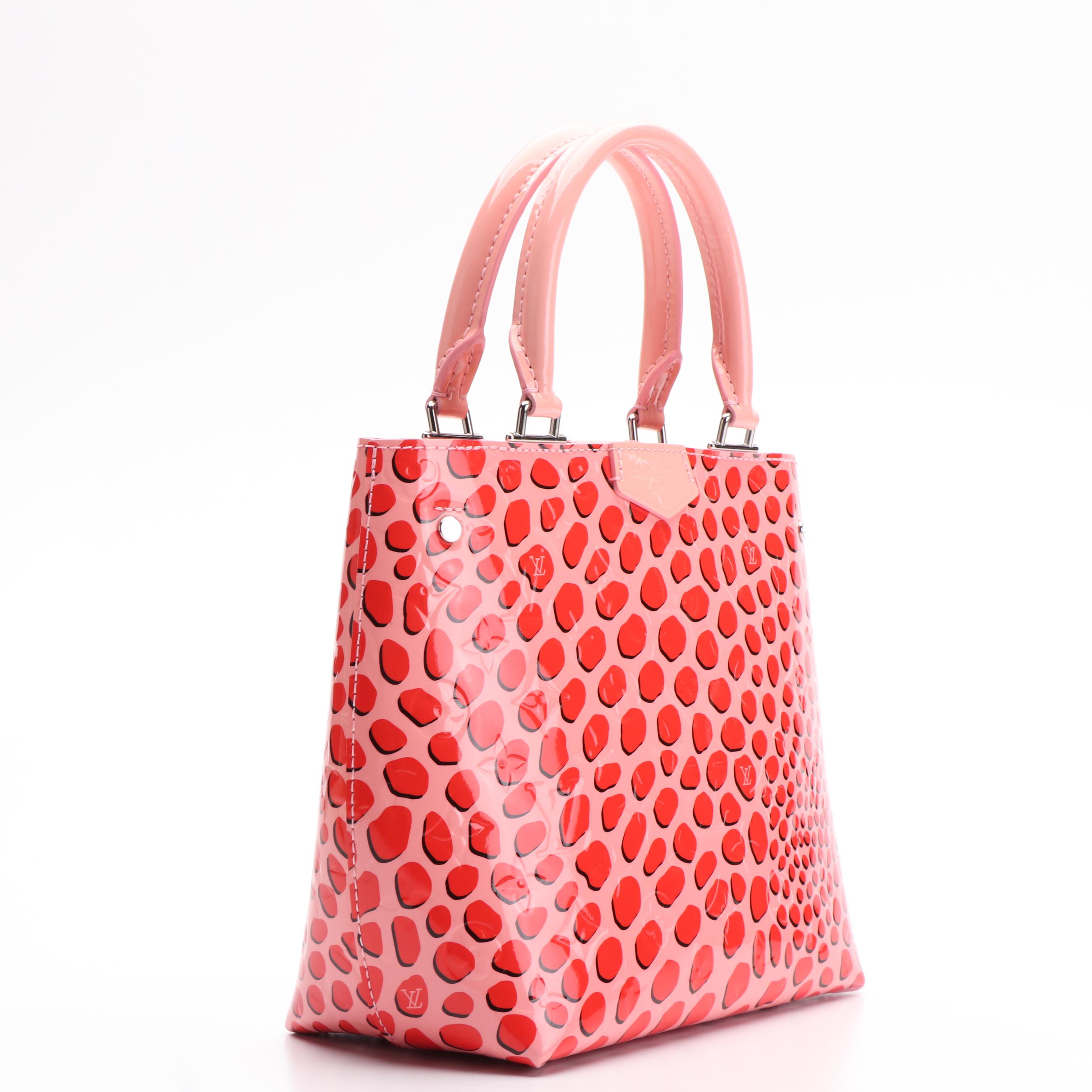 Louis Vuitton Crossbody Tote in Dot Print Monogram Vernis Leather