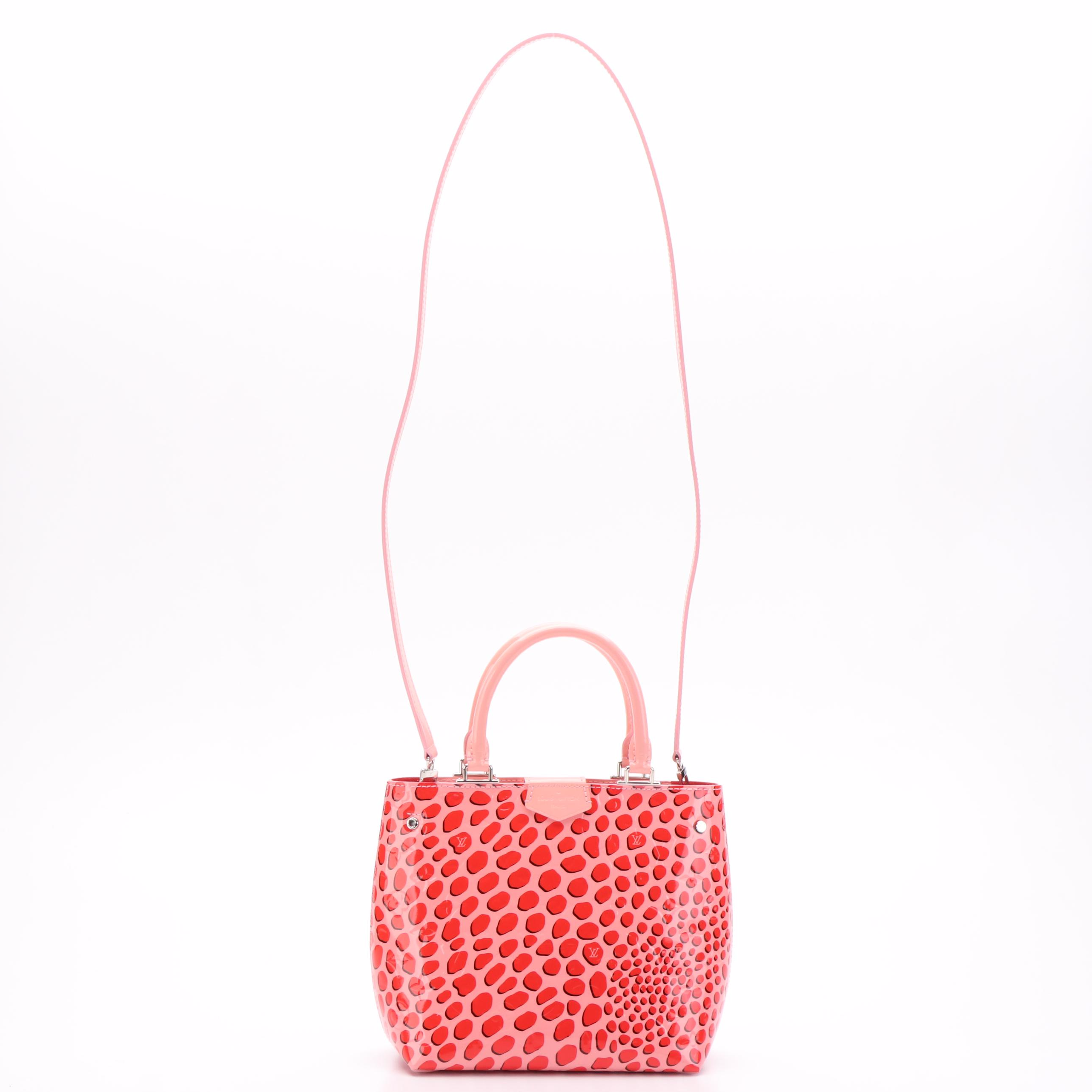 Louis Vuitton Crossbody Tote in Dot Print Monogram Vernis Leather