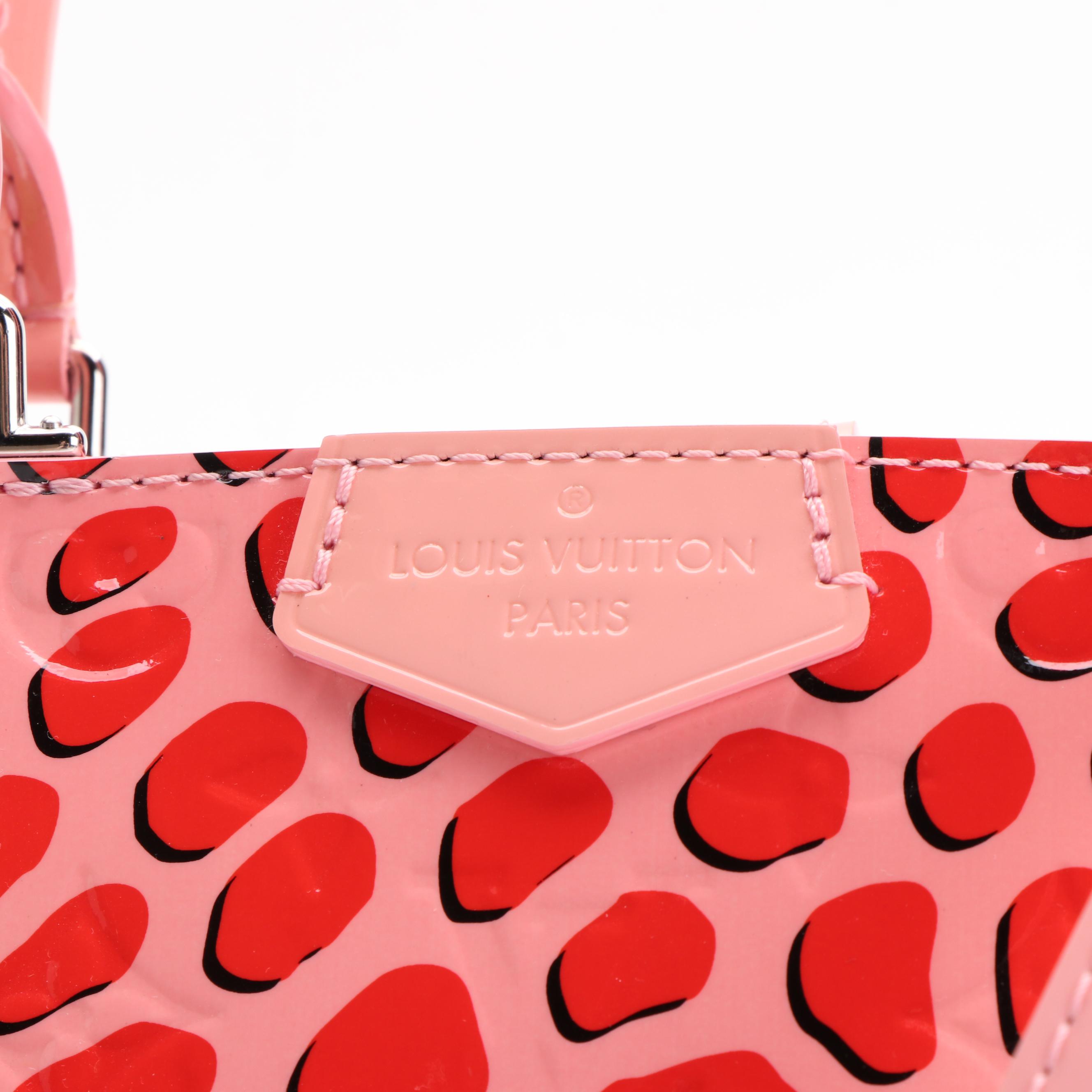 Louis Vuitton Crossbody Tote in Dot Print Monogram Vernis Leather