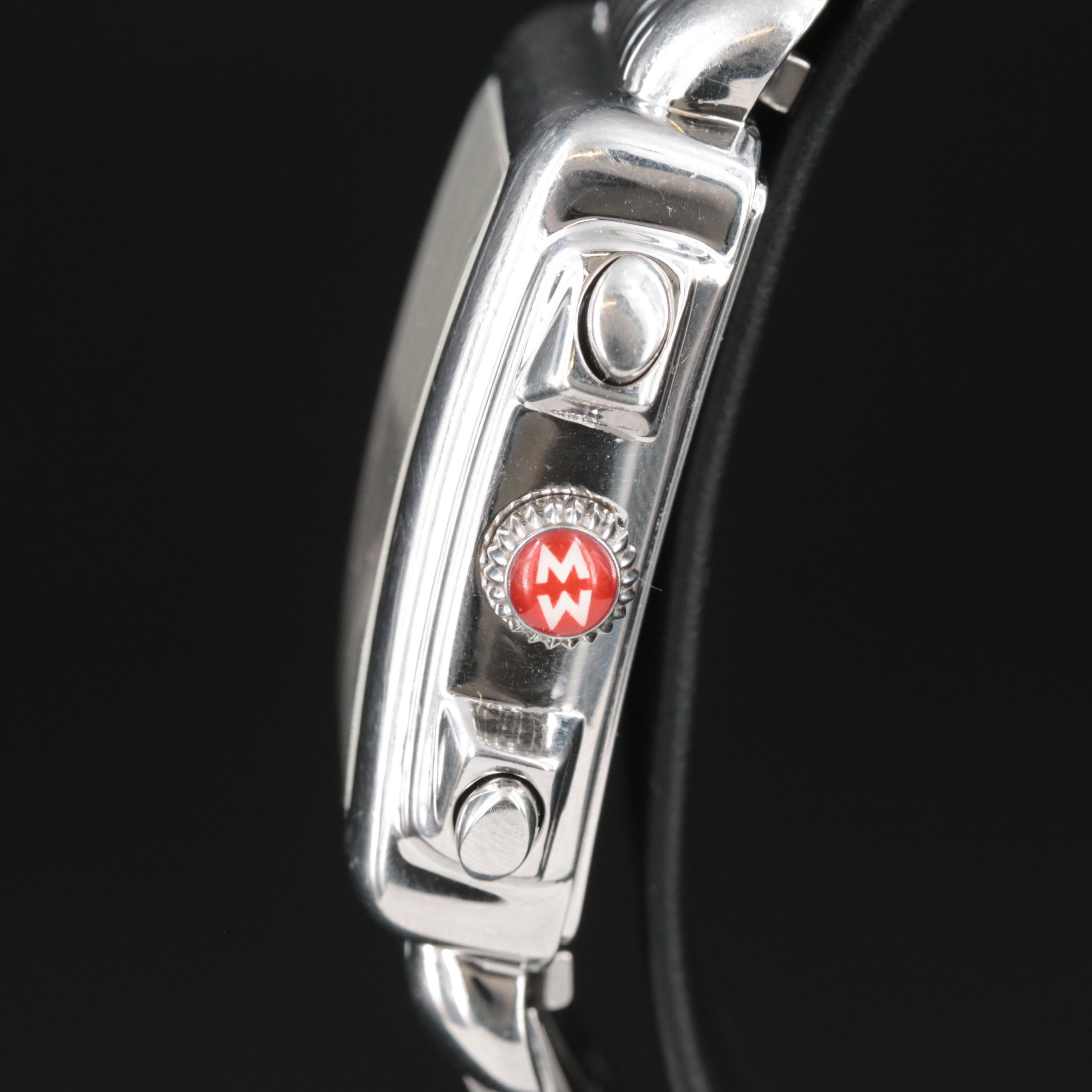 Michele Deco Chronograph Date Stainless Steel Watch