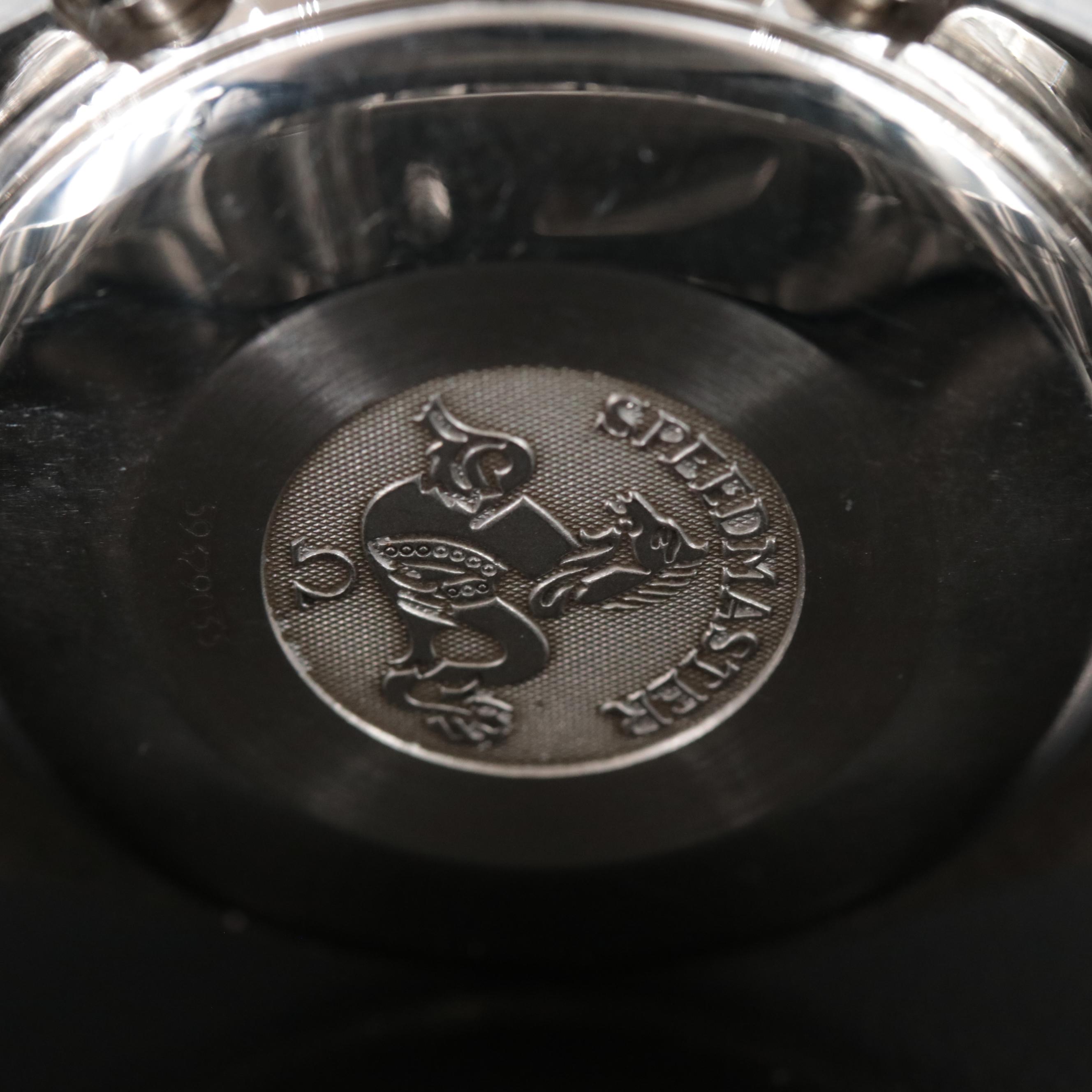 1999 Omega Speedmaster Automatic Chronograph Silver Dial Date Watch