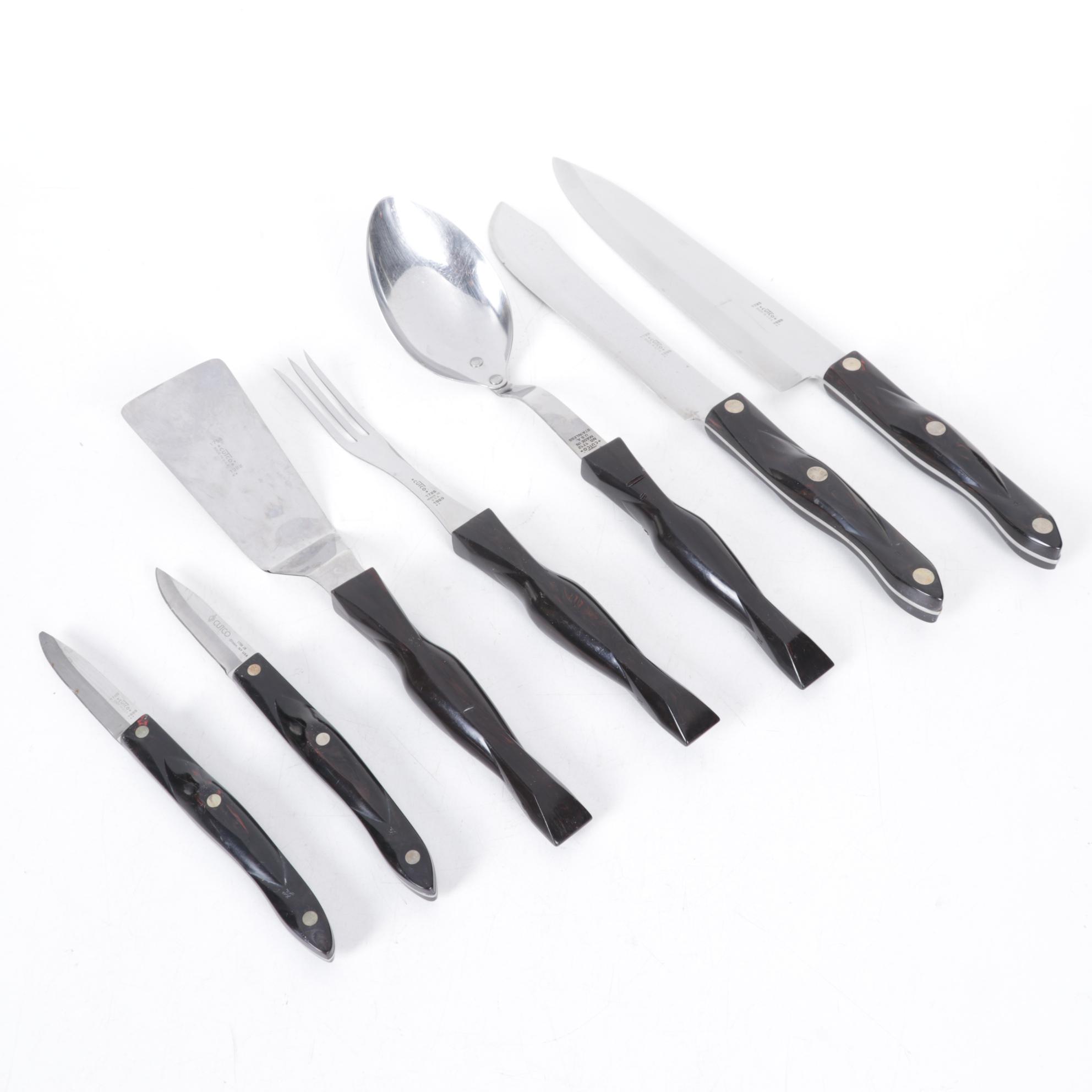 Cutco Stainless Steel Knives and Serving Utensils EBTH