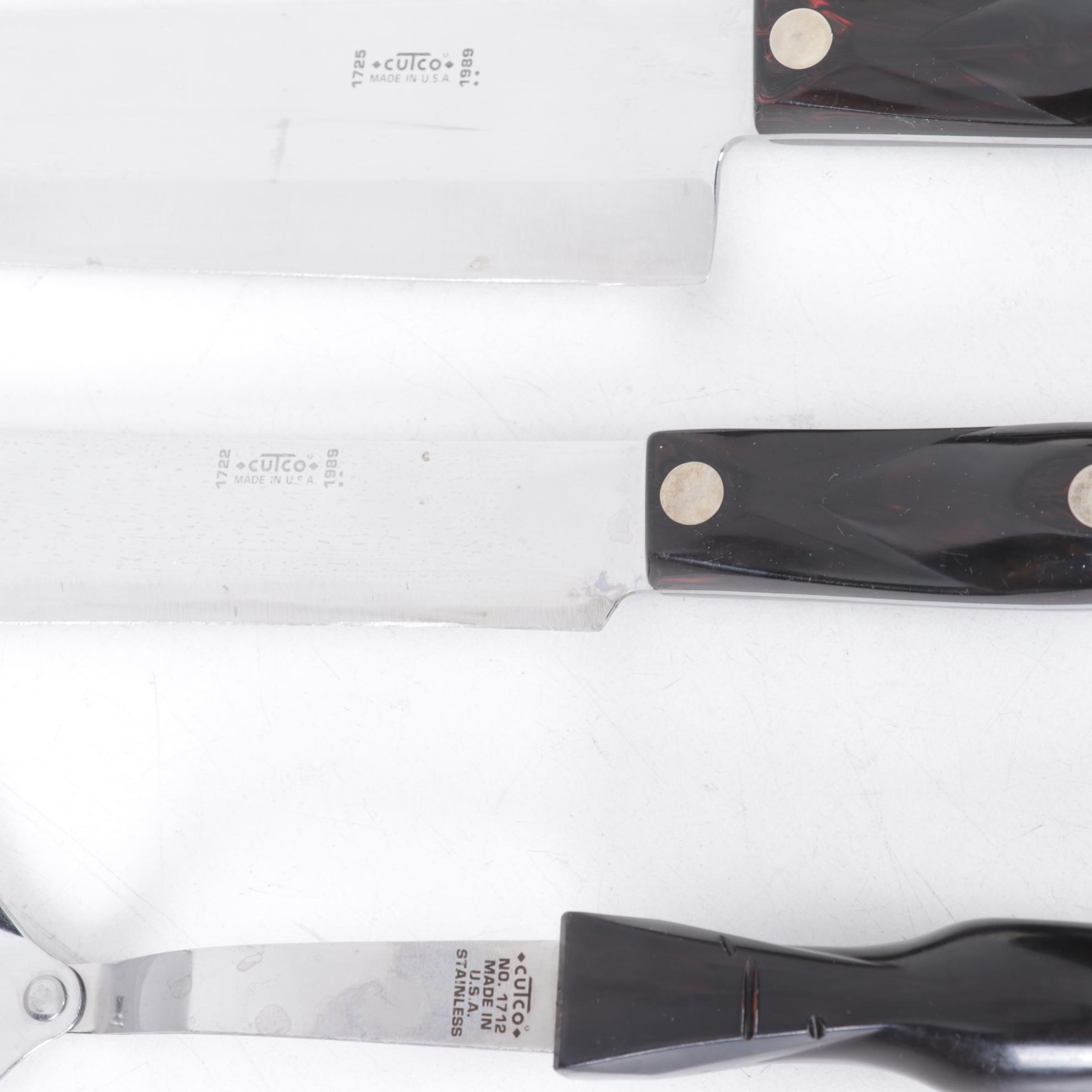 Cutco Stainless Steel Knives and Serving Utensils