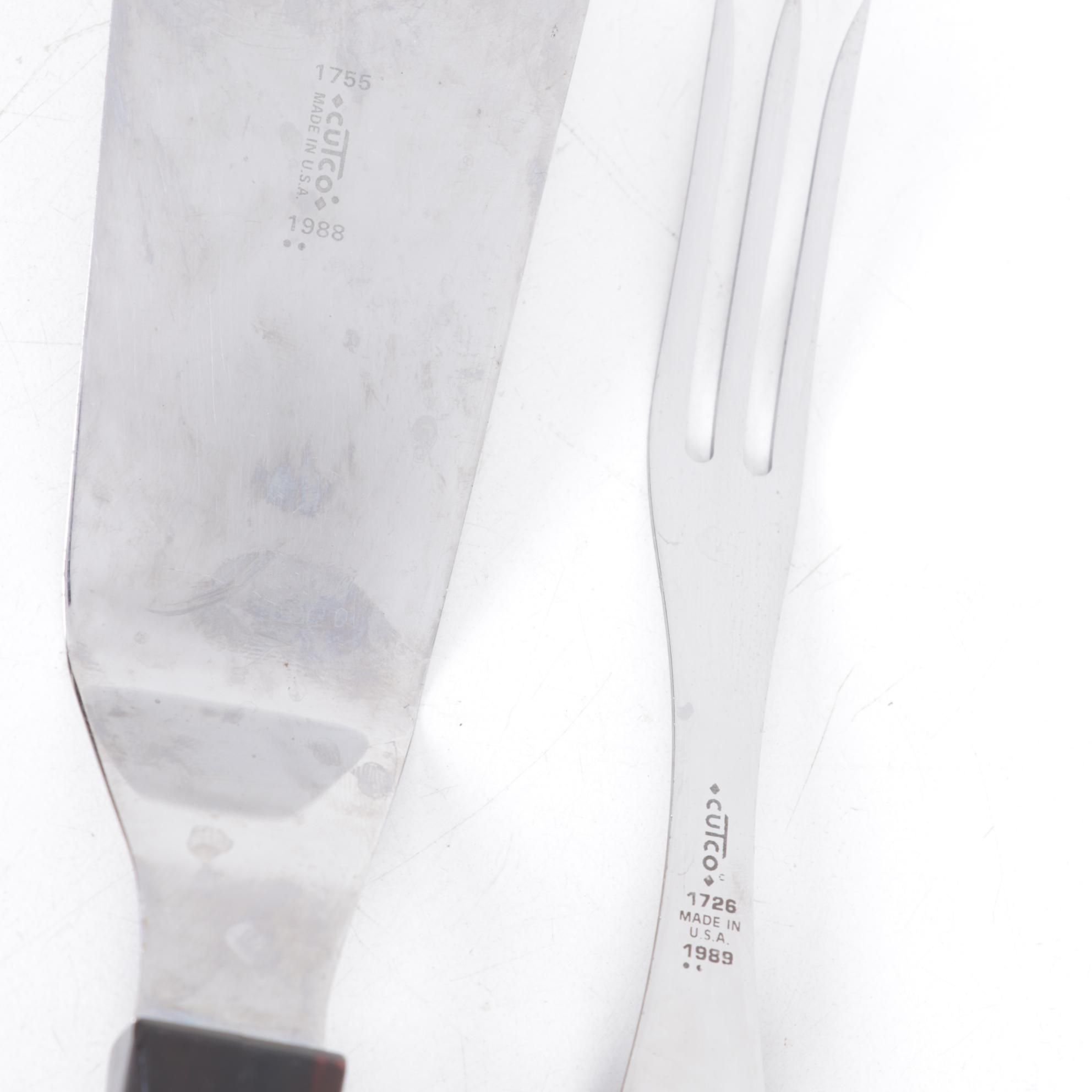 Cutco Stainless Steel Knives and Serving Utensils