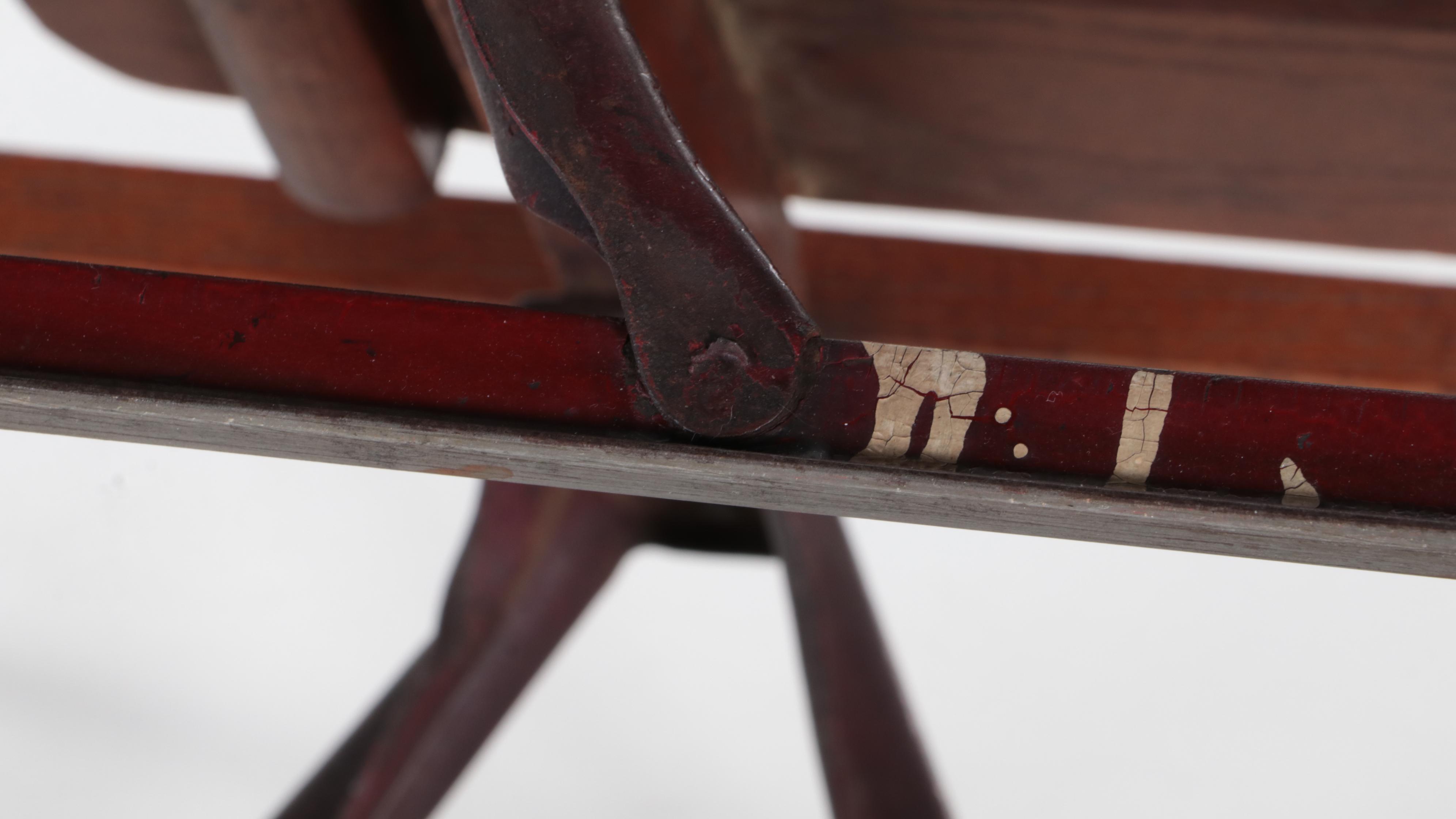 American Acme Co. "Monoplane" Children's Sled, Mid-20th Century