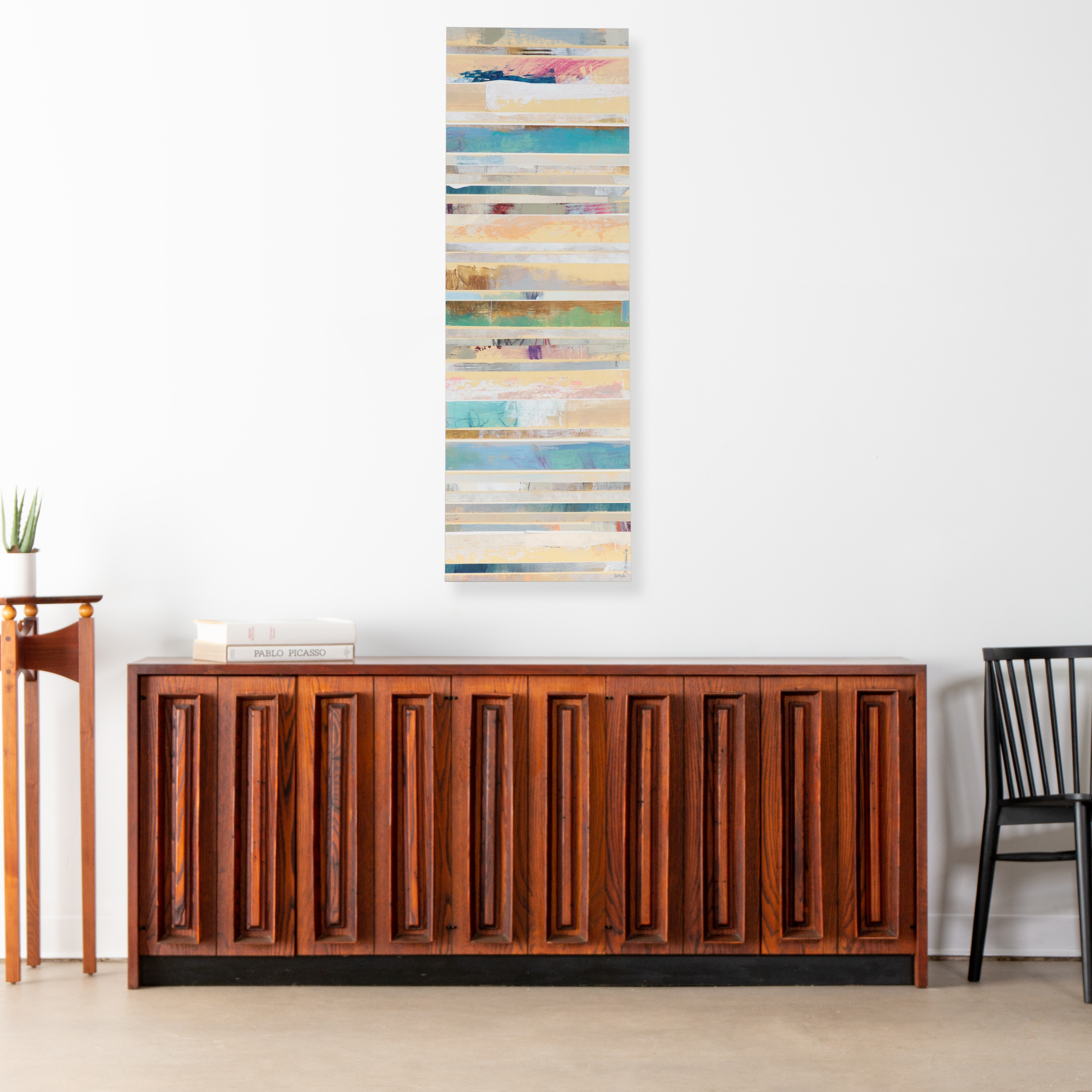 Ursula J. Brenner Large-Scale Abstract Mixed Media Painting, 21st Century