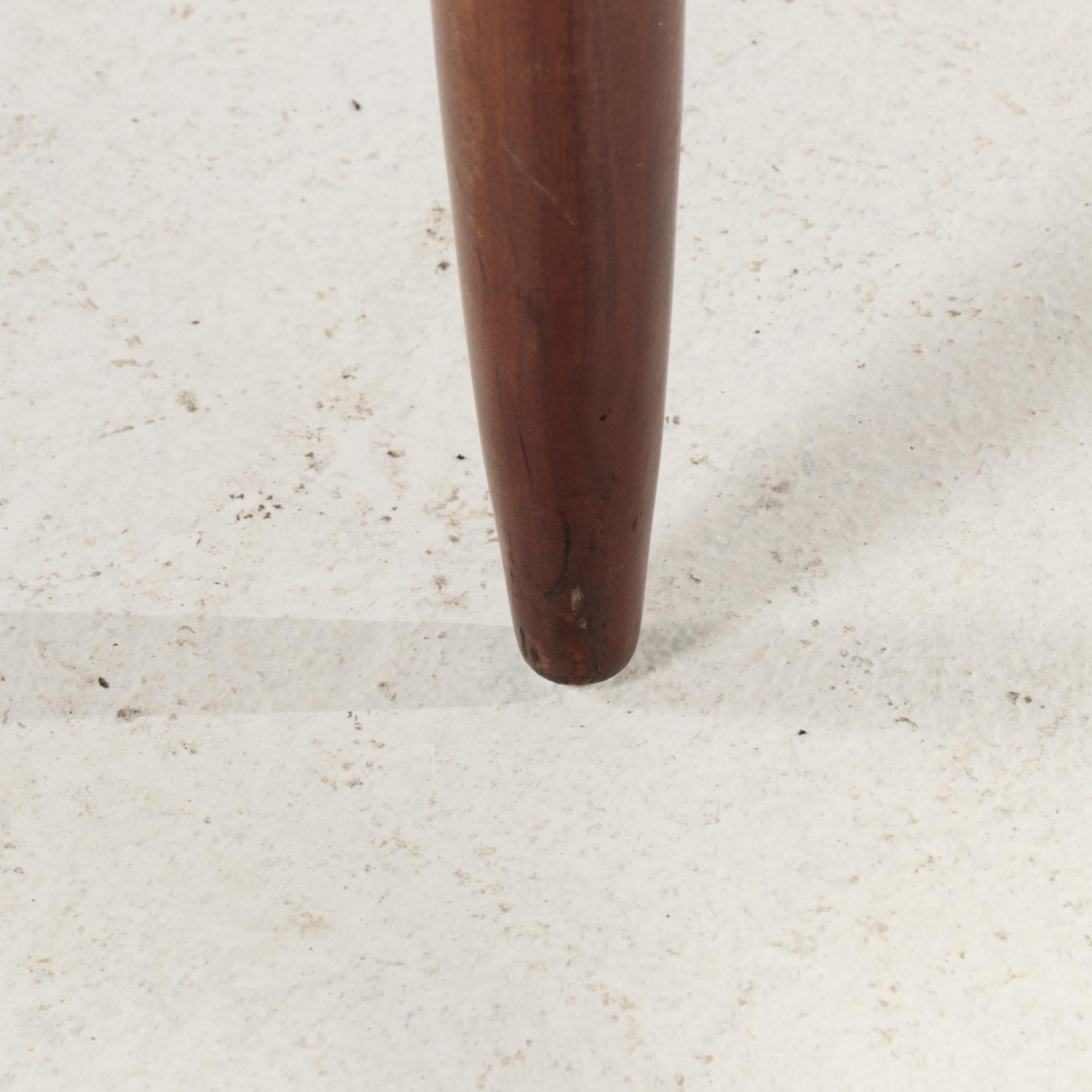 Willett "Transitional" Mid Century Modern Cherrywood Two-Tier Side Table