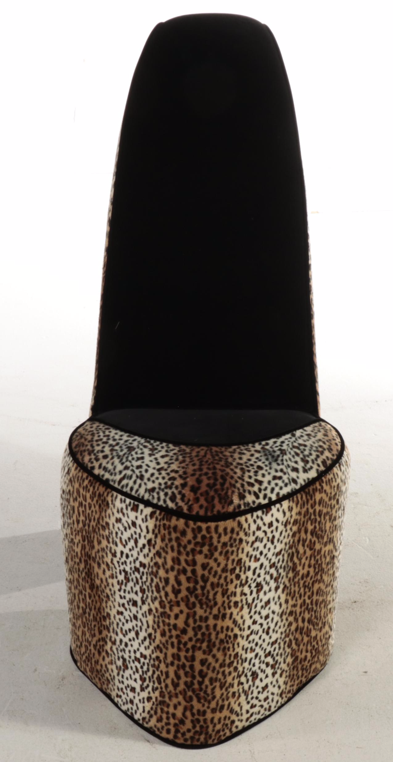 Leopard Print High Heel Shoe Chair EBTH