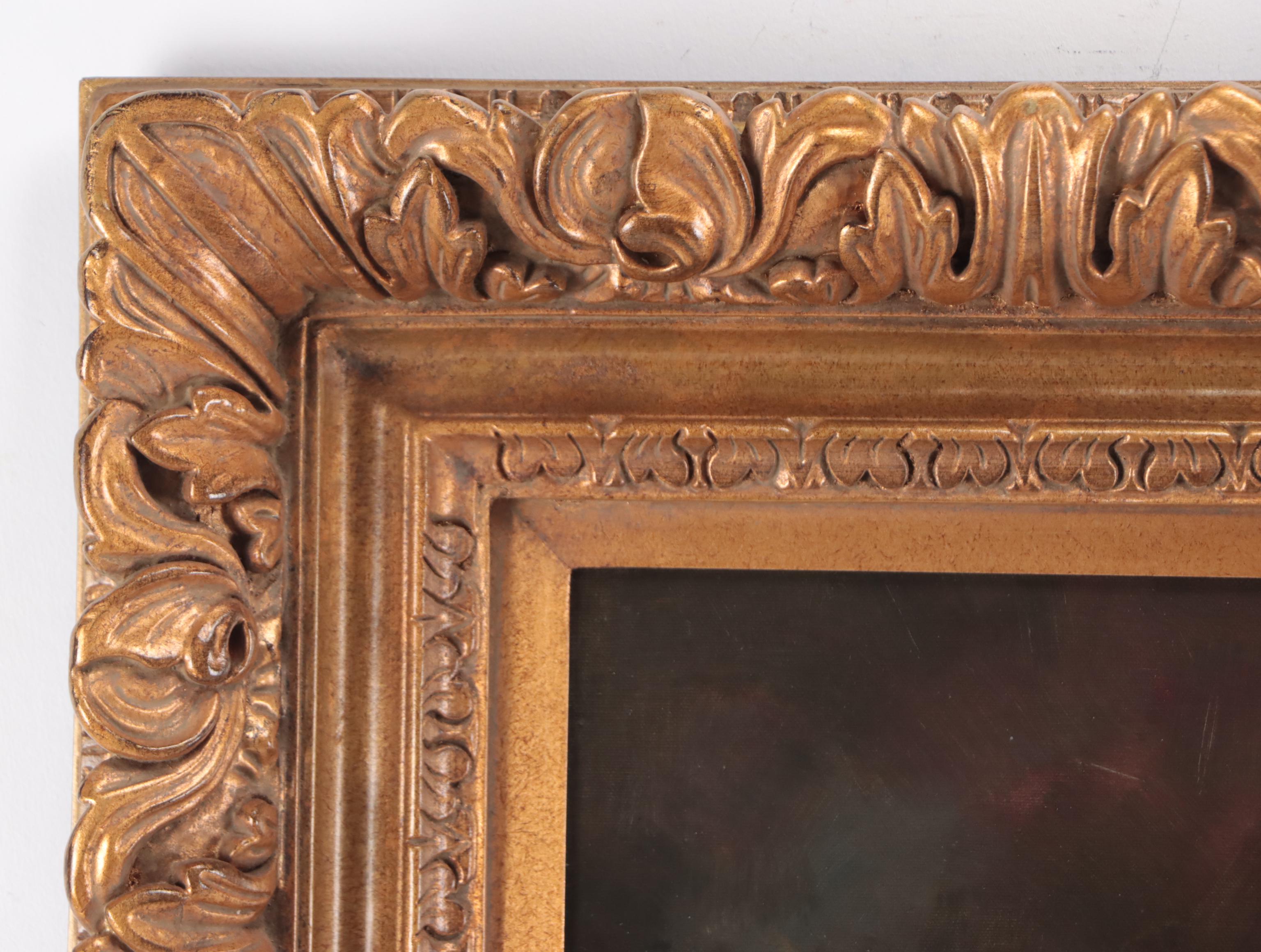 R. Bennington Floral Still Life Oil Painting, Circa 2000