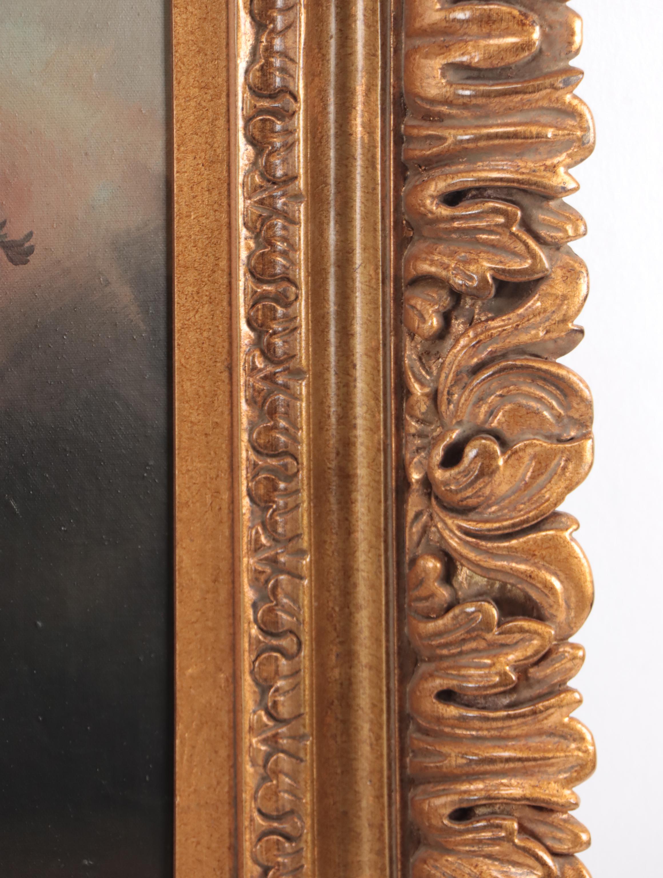 R. Bennington Floral Still Life Oil Painting, Circa 2000