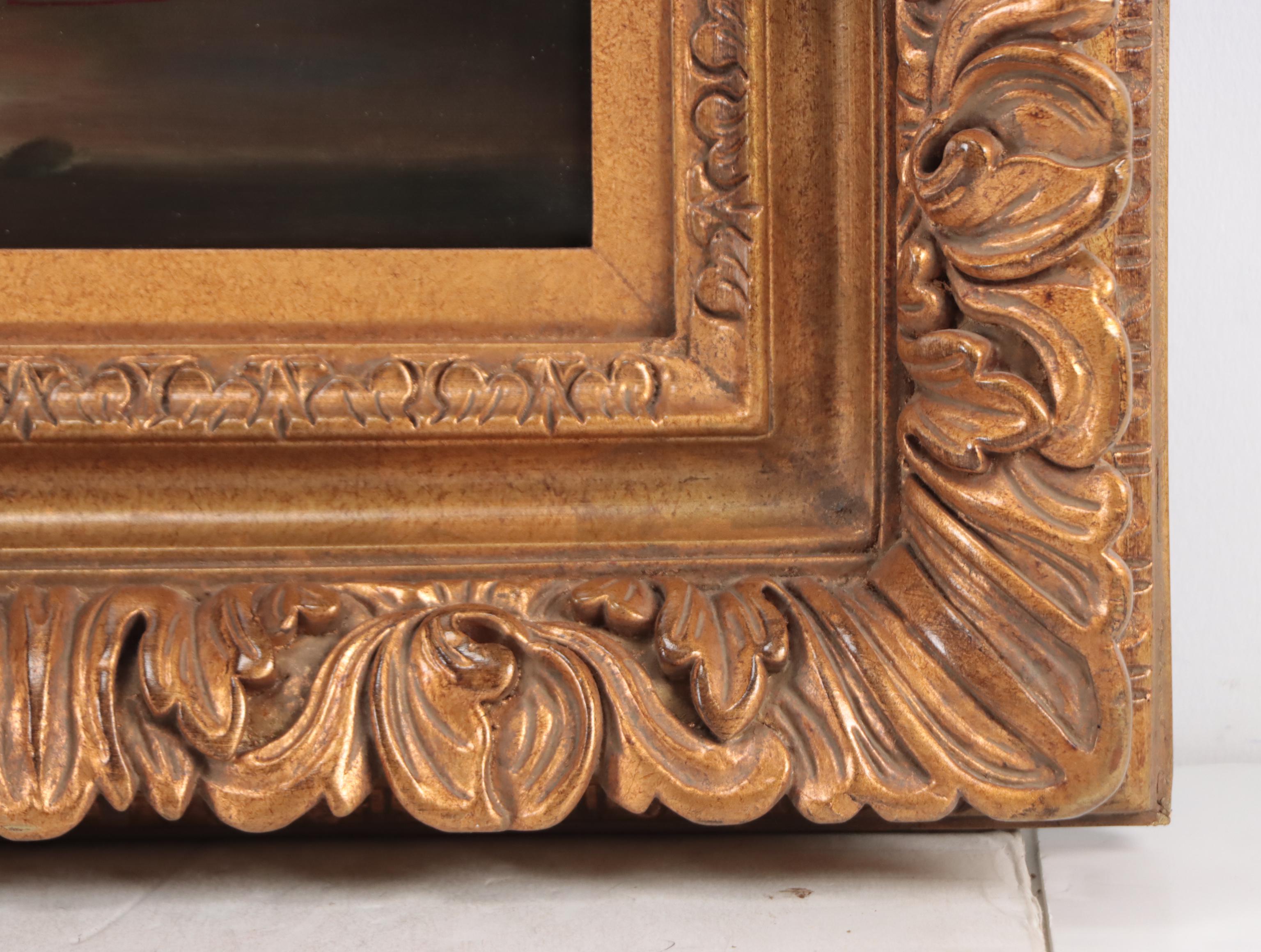 R. Bennington Floral Still Life Oil Painting, Circa 2000