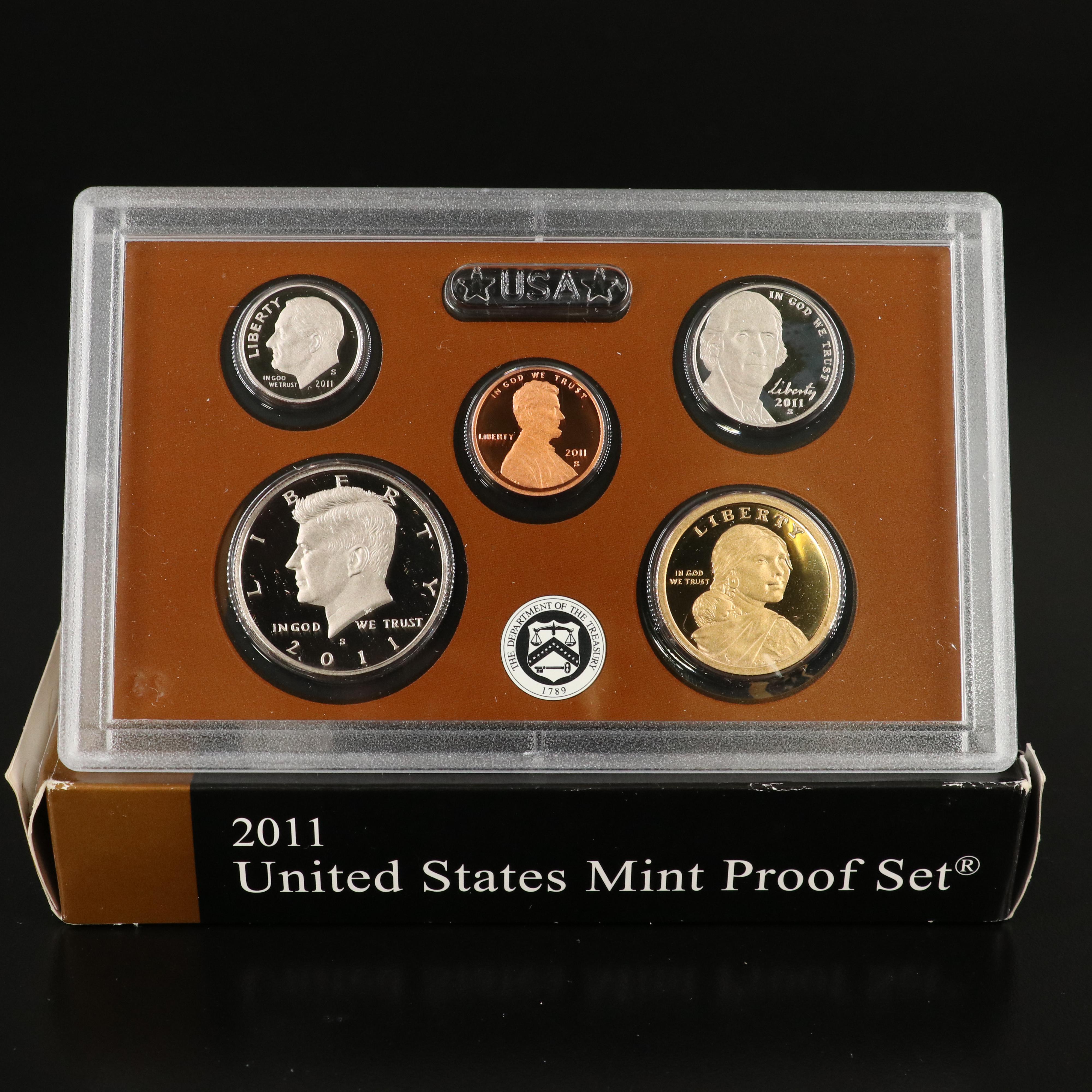 Four Different Modern U.S. Mint Proof Sets