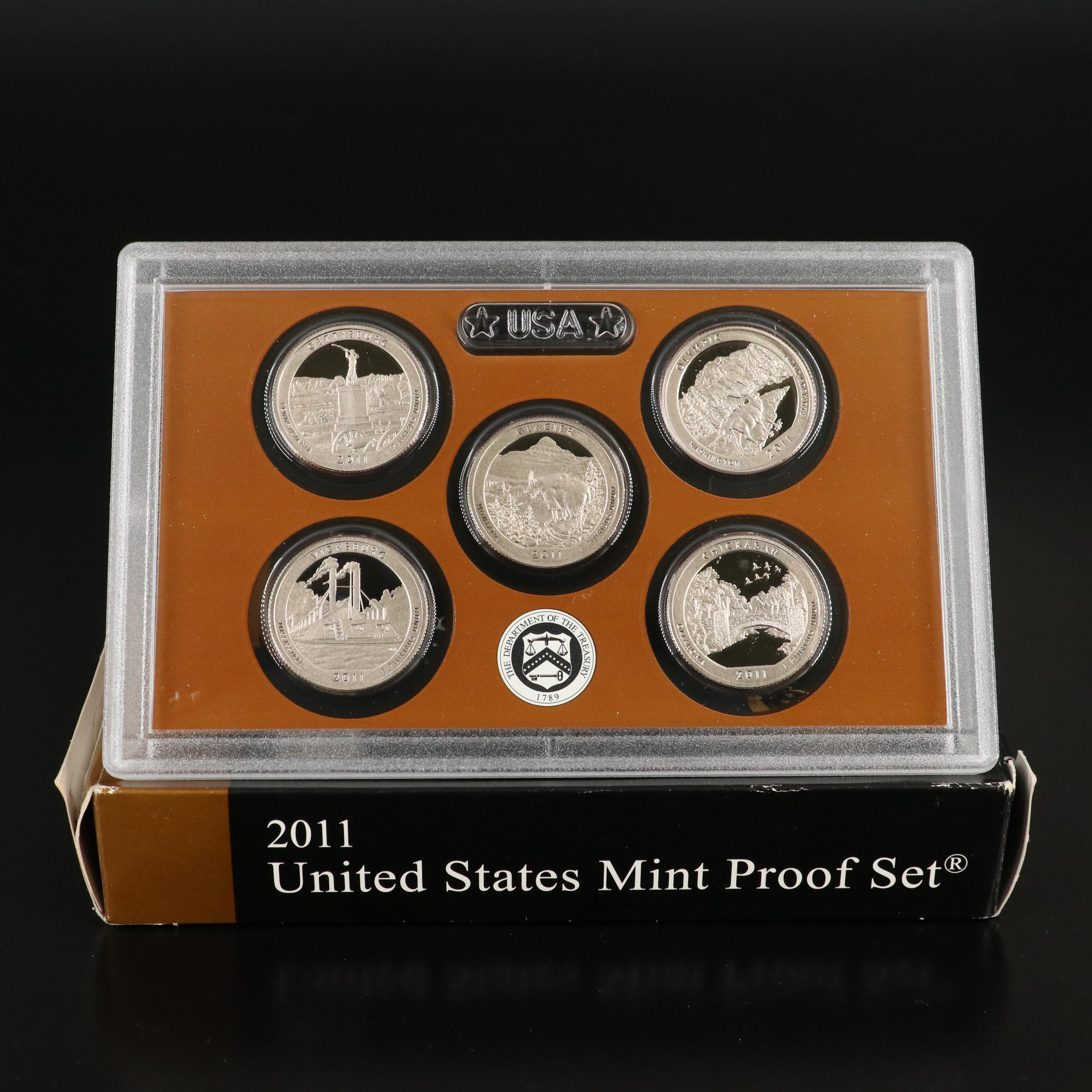 Four Different Modern U.S. Mint Proof Sets