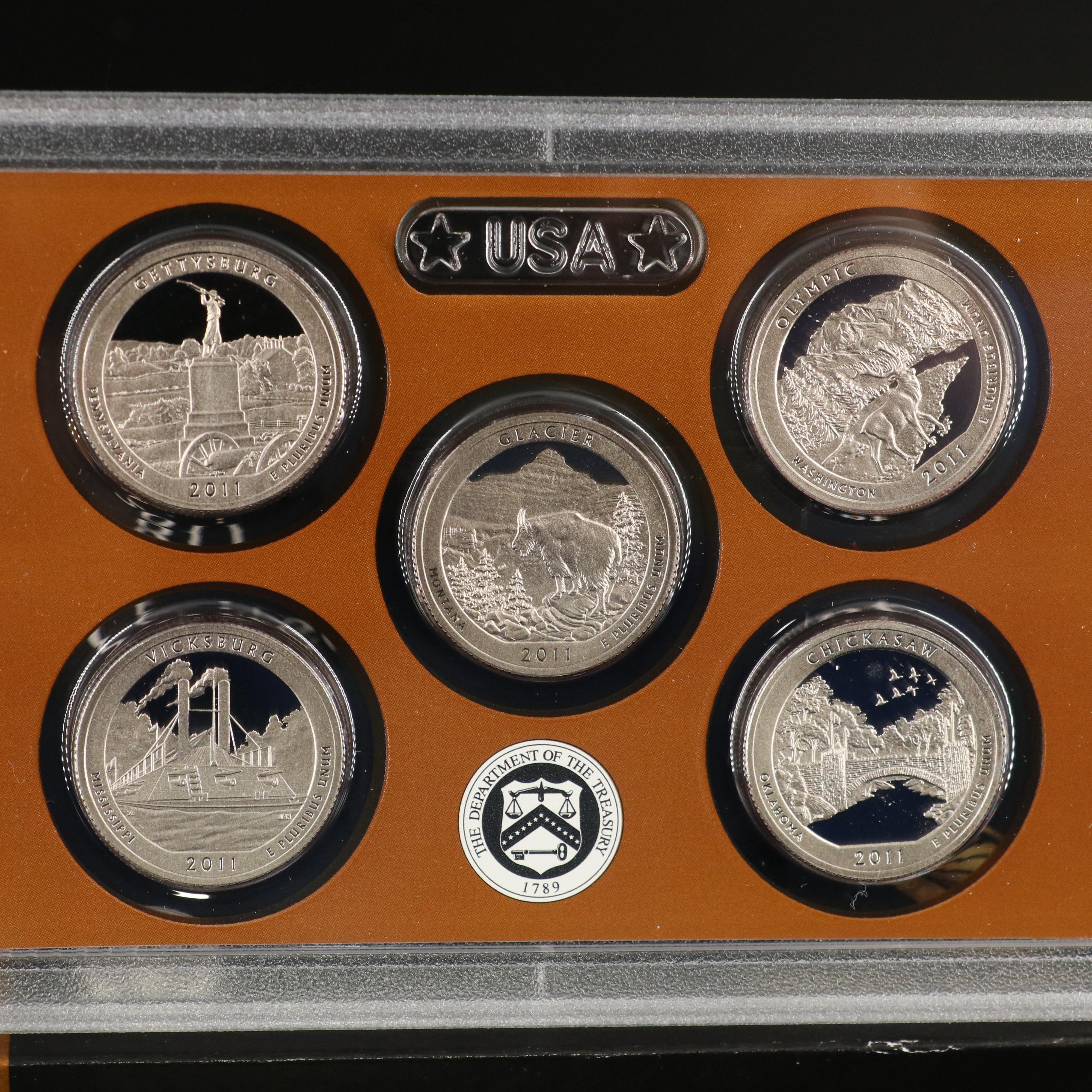 Four Different Modern U.S. Mint Proof Sets