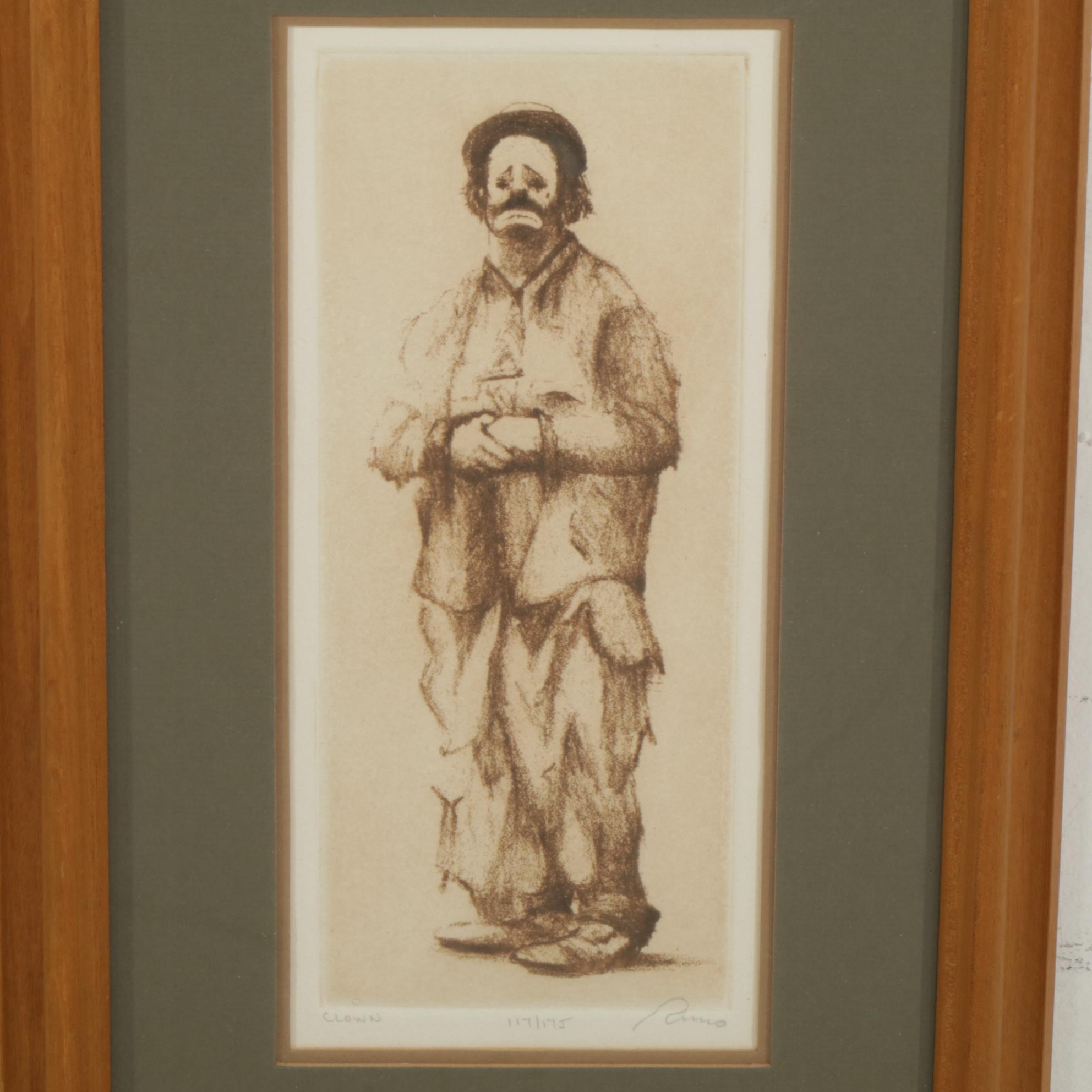 Collection of Etchings Featuring "The Trinity - Father, Son, and Holy Ghost"