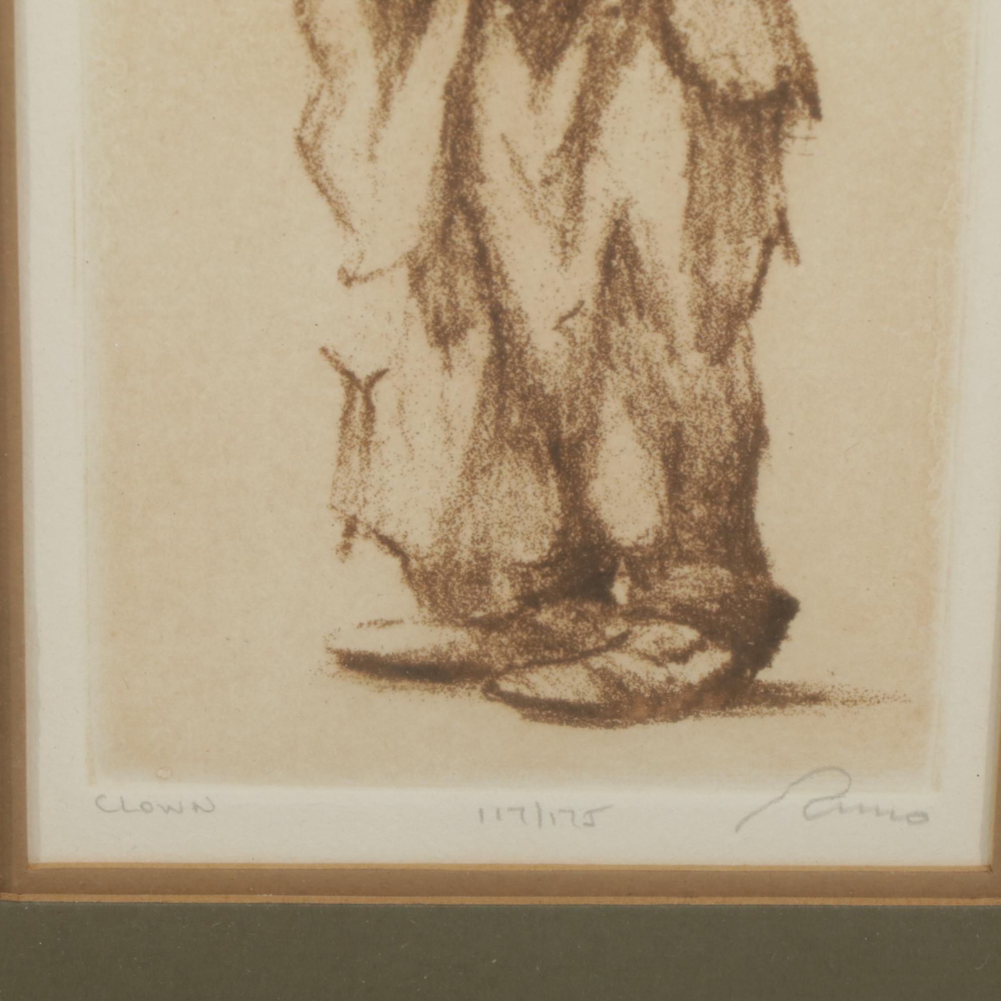 Collection of Etchings Featuring "The Trinity - Father, Son, and Holy Ghost"