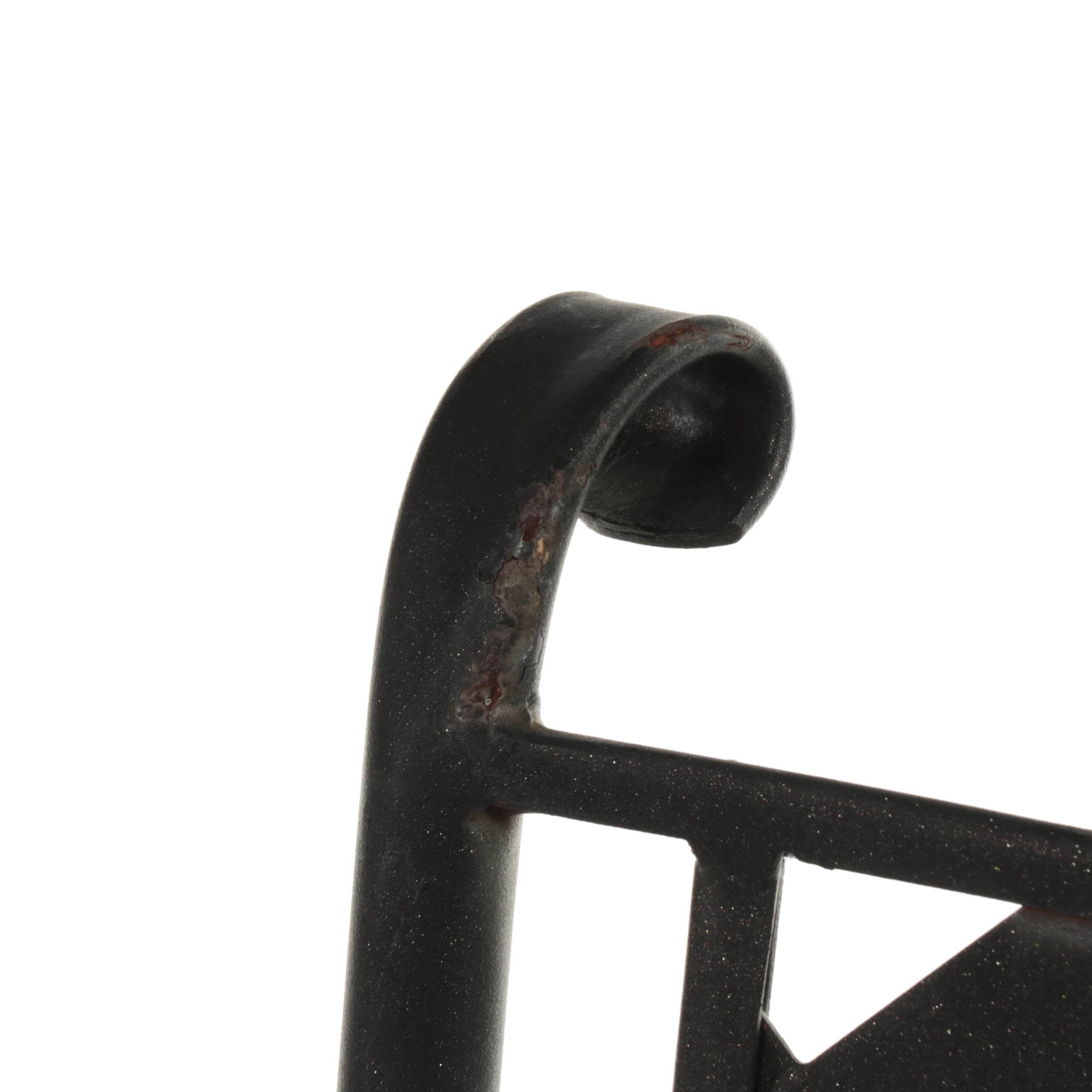 Wrought Iron and Metal Basket Weave Patio Chairs EBTH