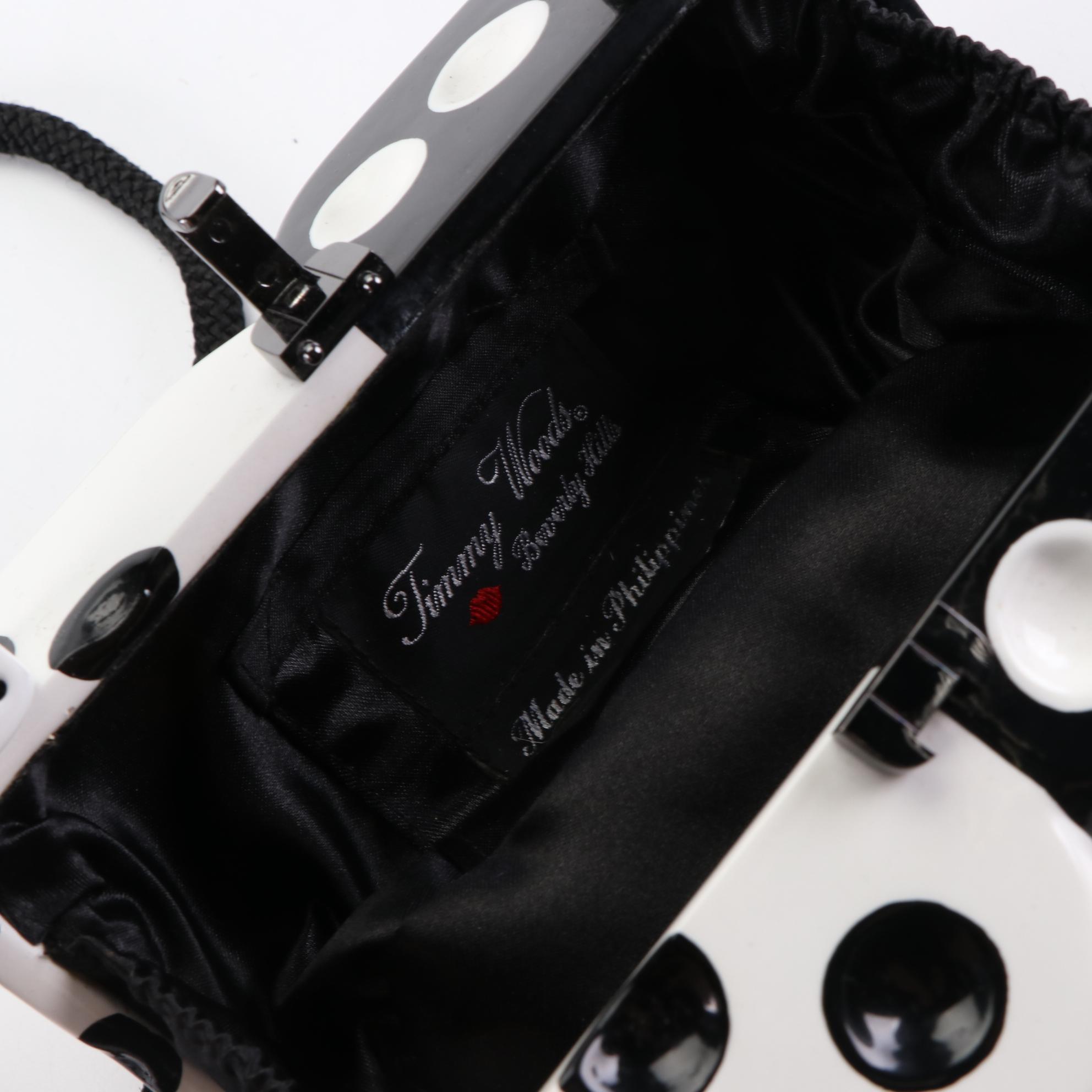 Timmy Woods Snake Eyes II Two-Way Dice Shaped Novelty Handbag