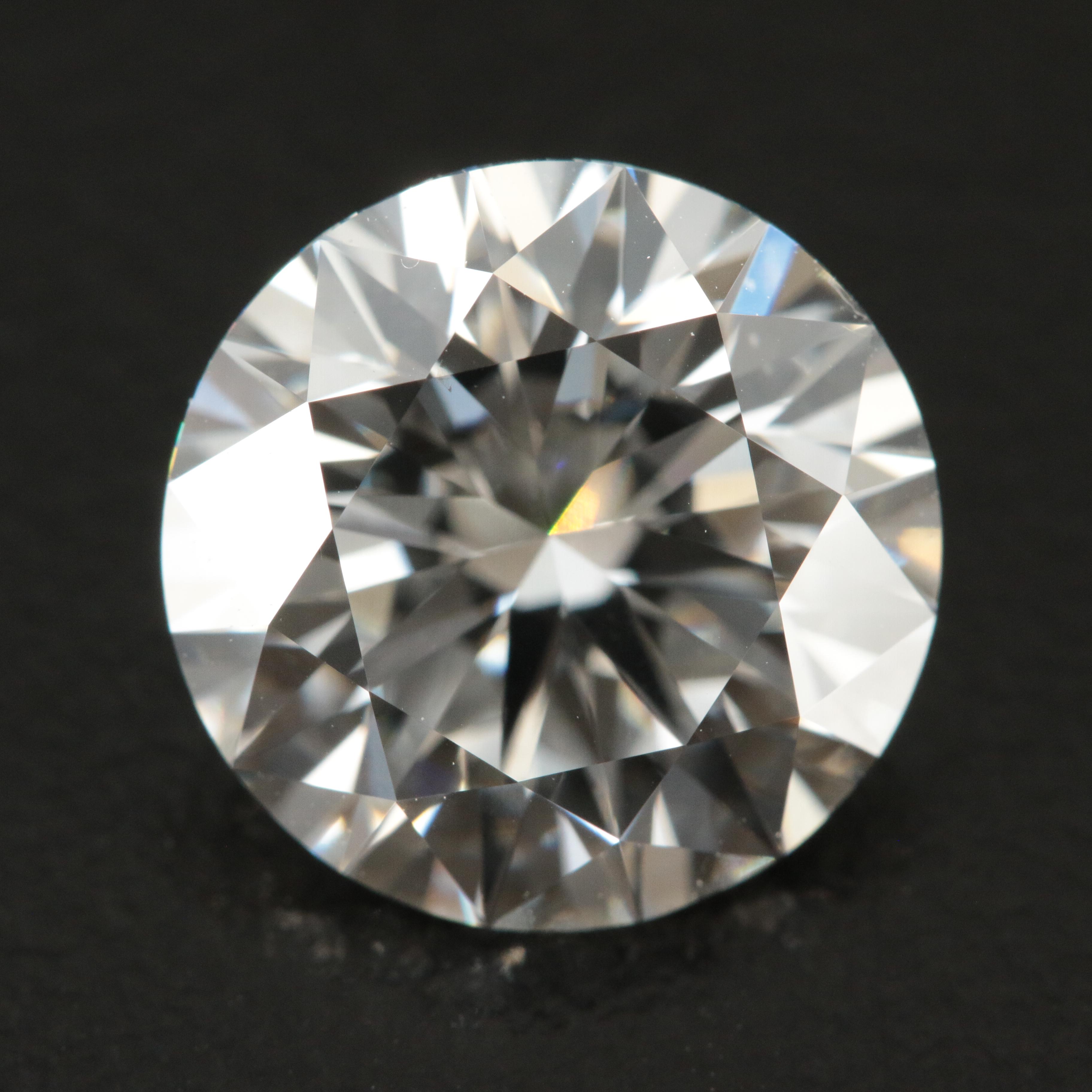 Loose 5.01 CT Round Brilliant Lab Grown Diamond with IGI Report