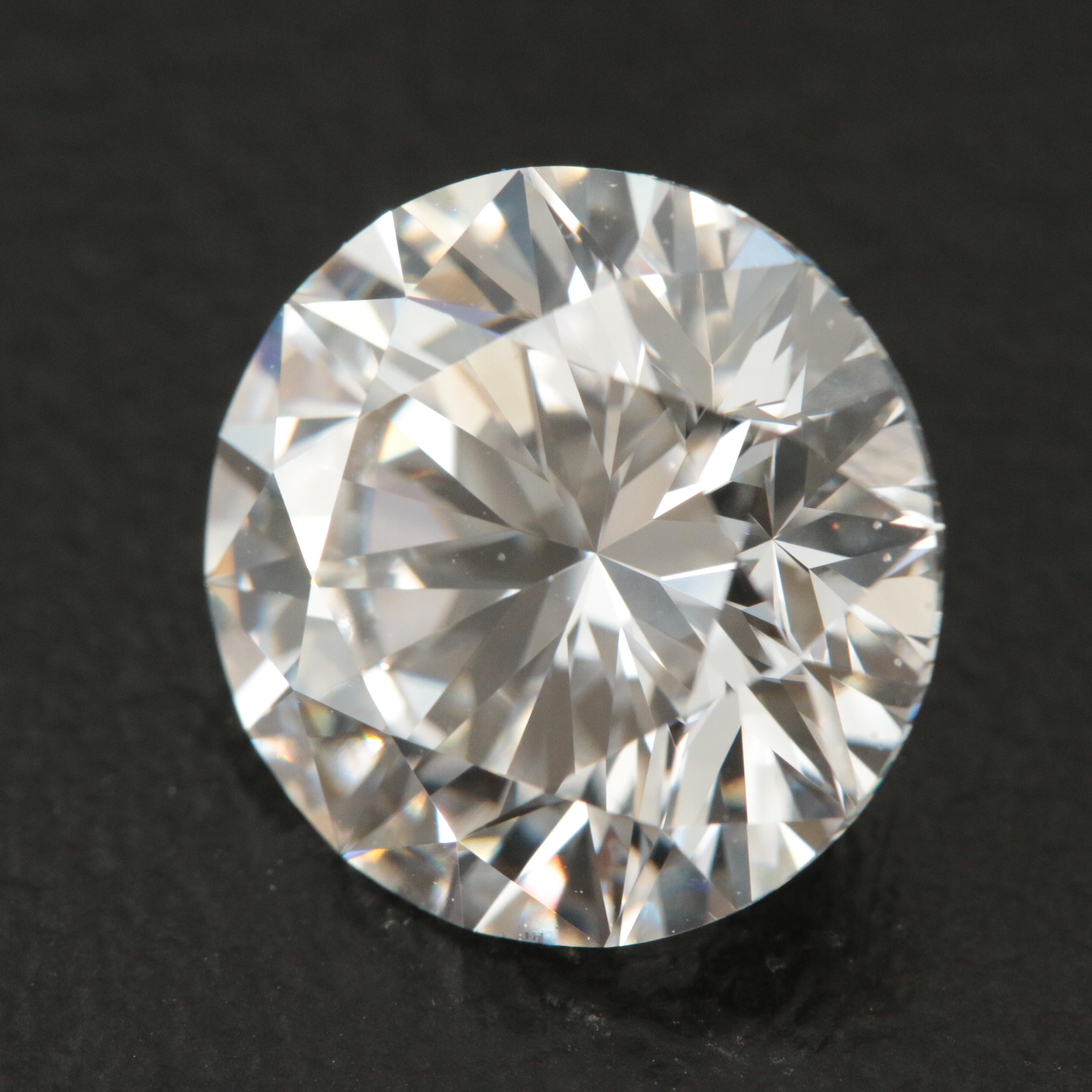 Loose 5.01 CT Round Brilliant Lab Grown Diamond with IGI Report