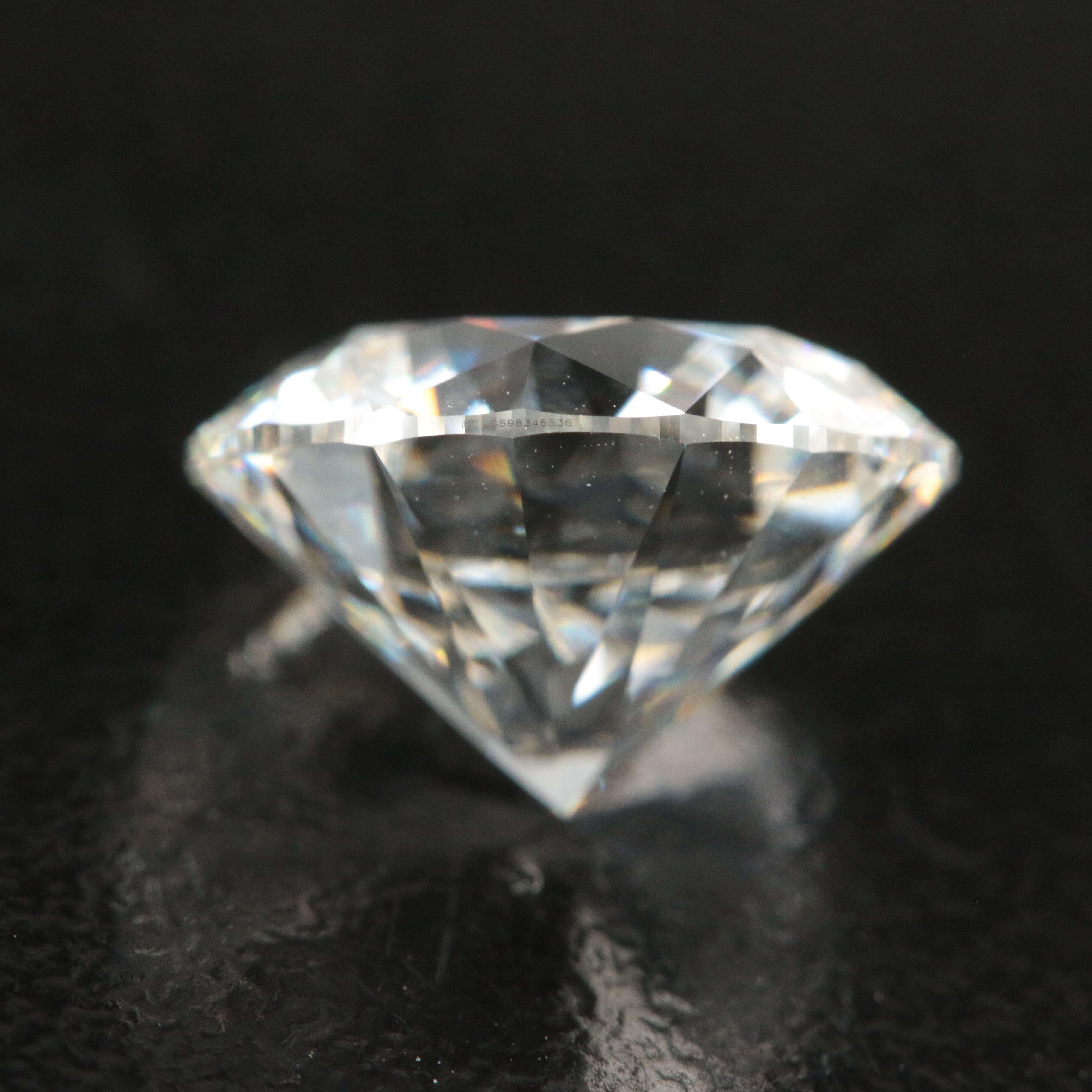 Loose 5.01 CT Round Brilliant Lab Grown Diamond with IGI Report
