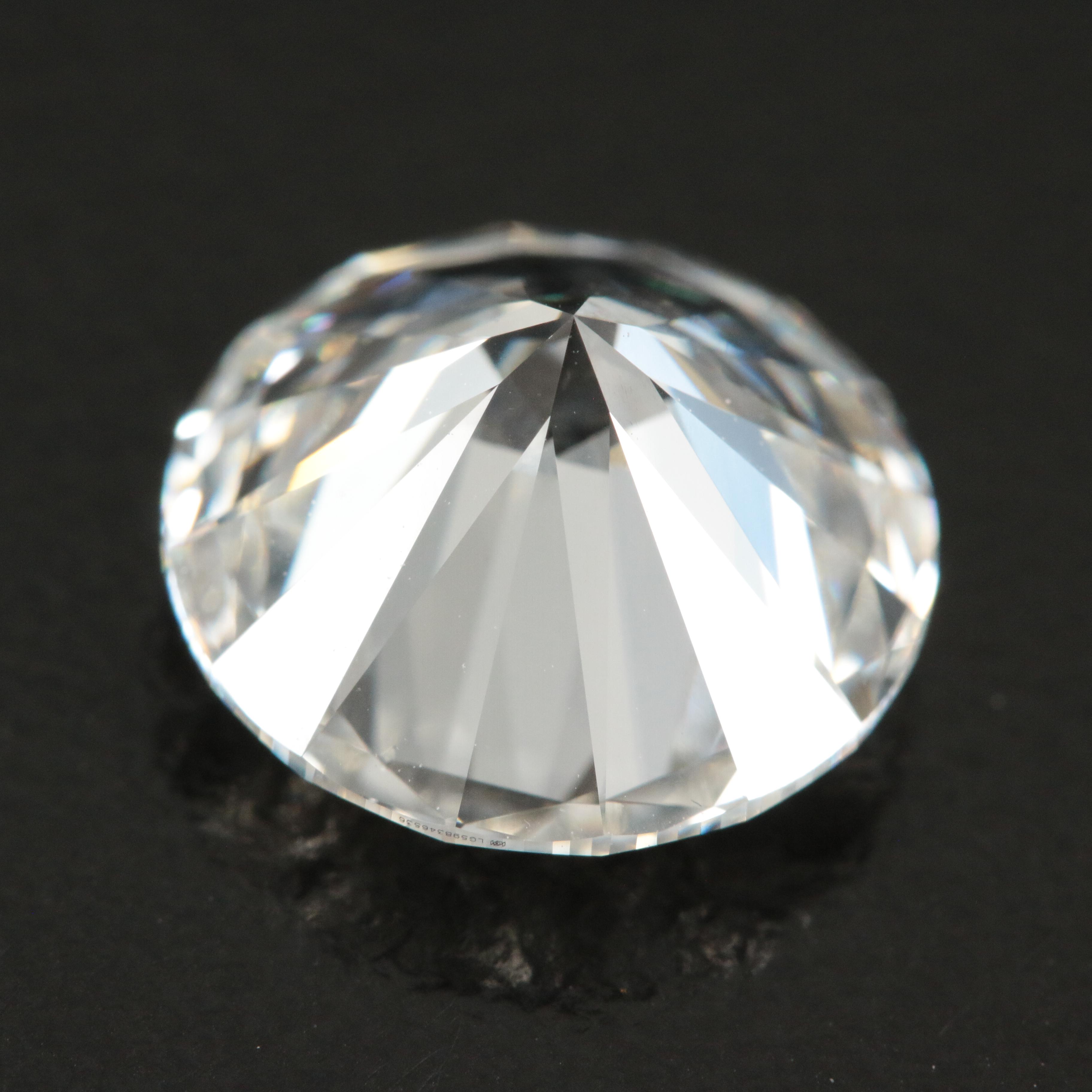Loose 5.01 CT Round Brilliant Lab Grown Diamond with IGI Report
