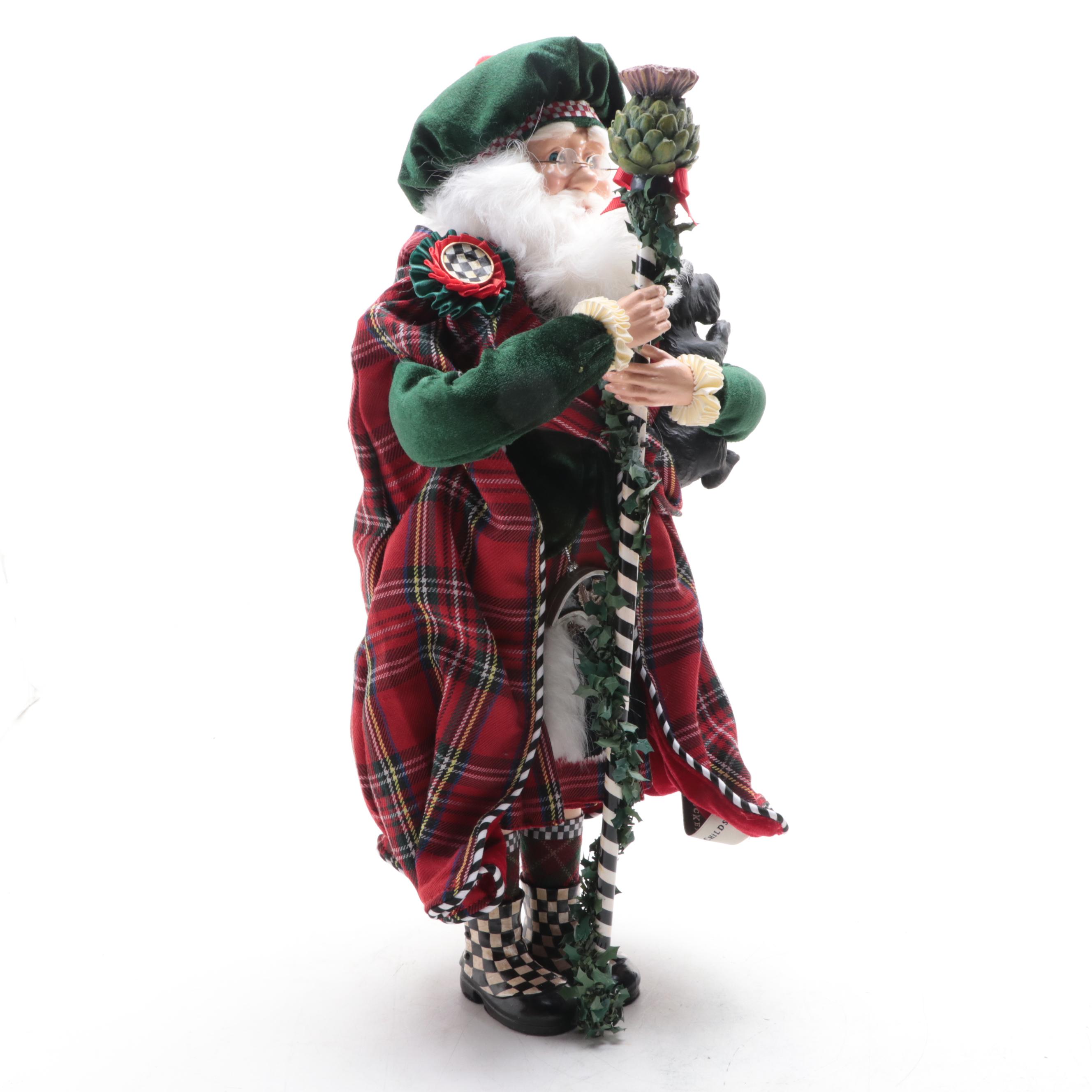 MacKenzie-Childs Santa Claus Figurine